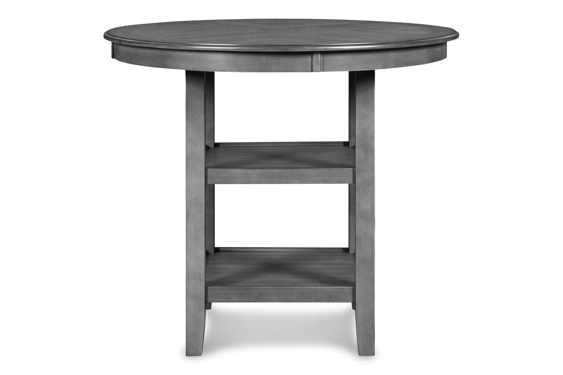Gia - 5 Piece Round Counter Dining Set - Gray