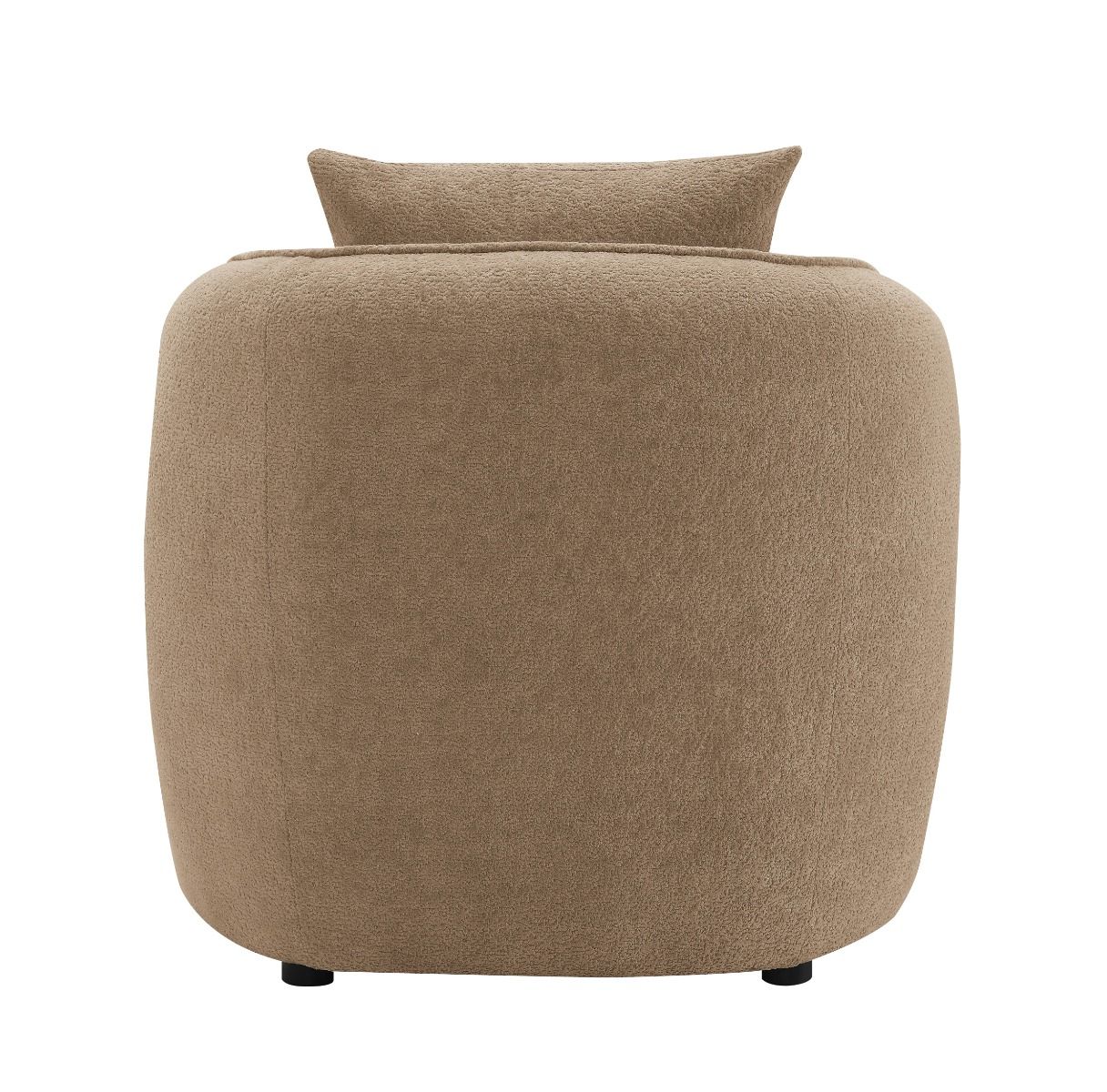 Keith - Chair With Pillow - Brown Chenille, light brown, view 3