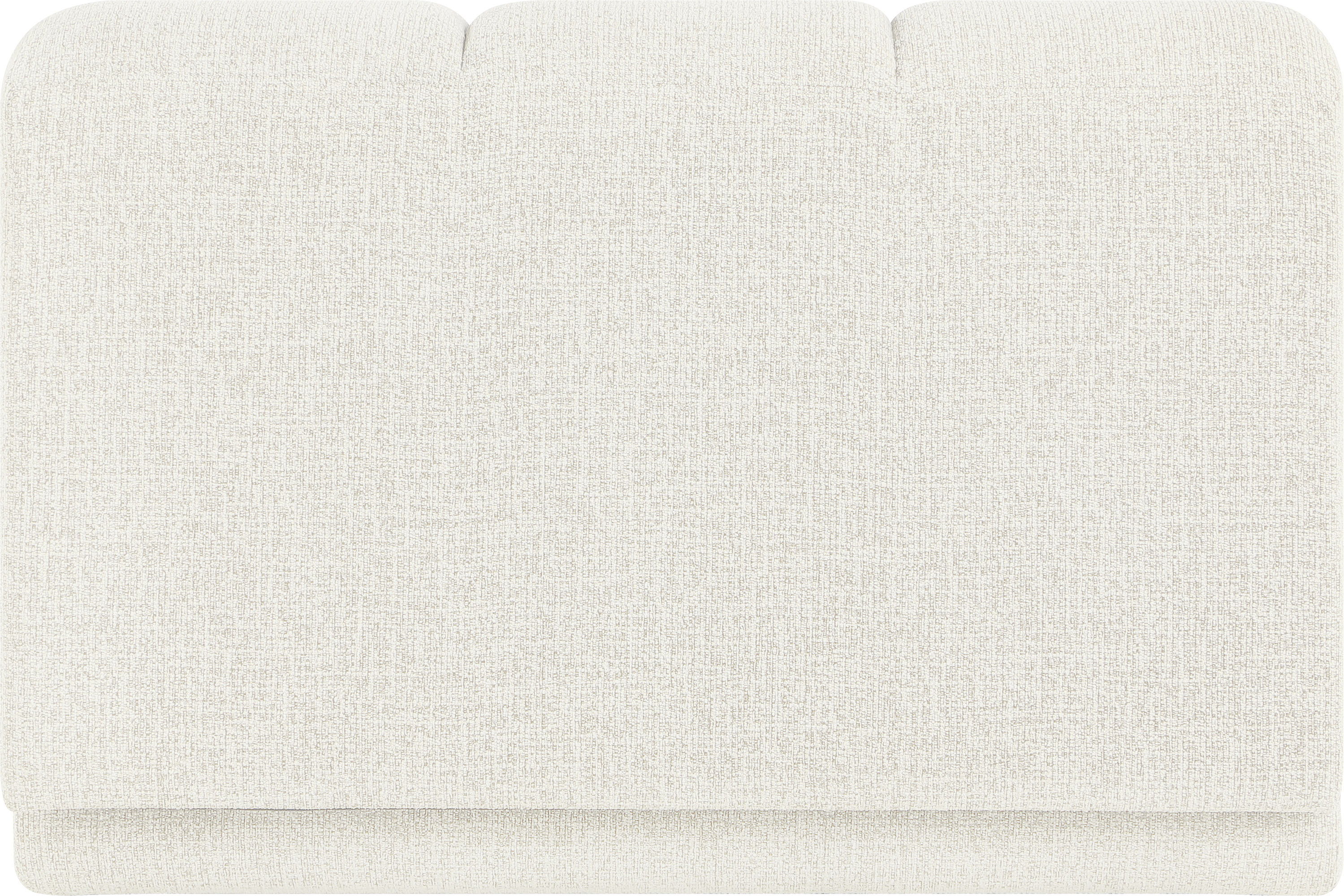Modari - Fabric Upholstered Armless Chair - Cream