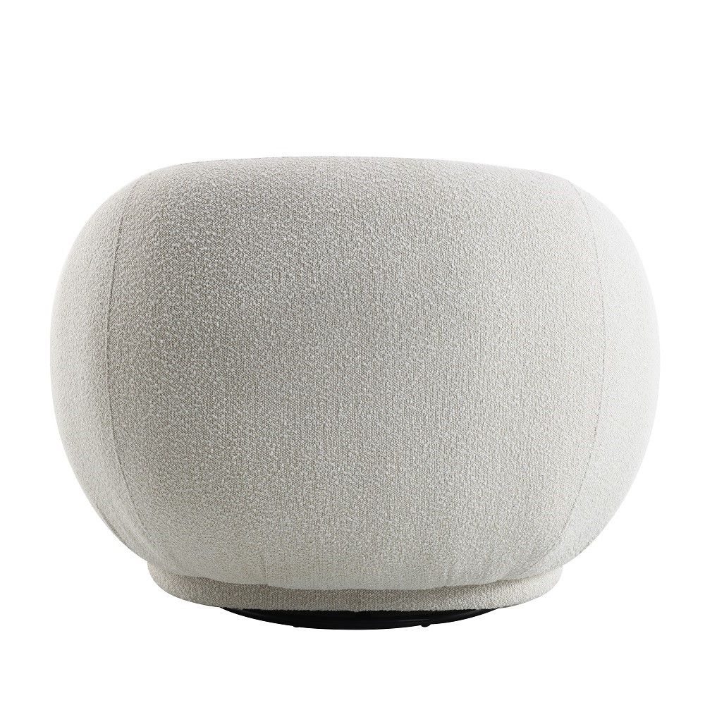 Isabel - Chair With Swivel - Beige Boucle, beige, view 4