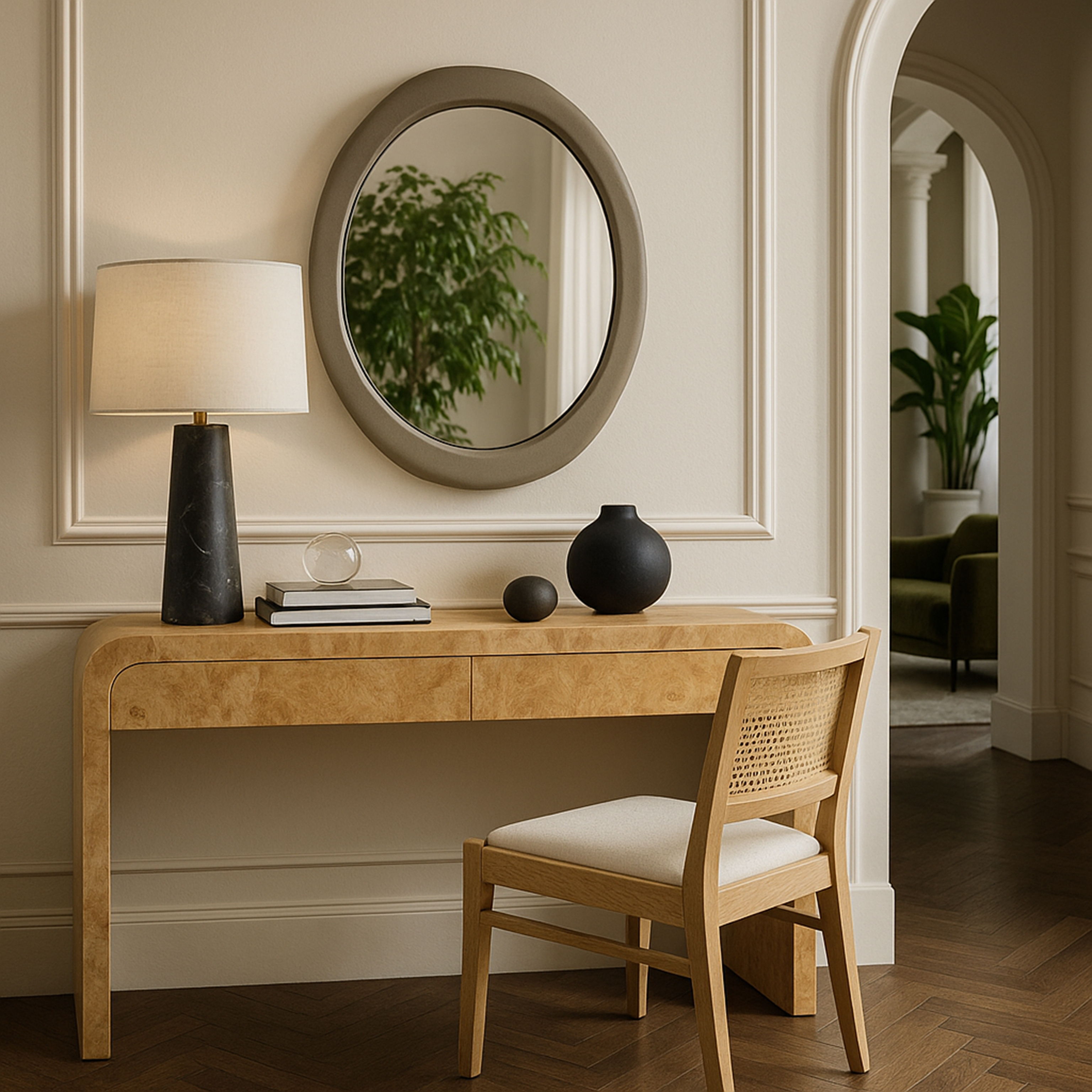 Armada - 24" Aluminum Mirror - Taupe
