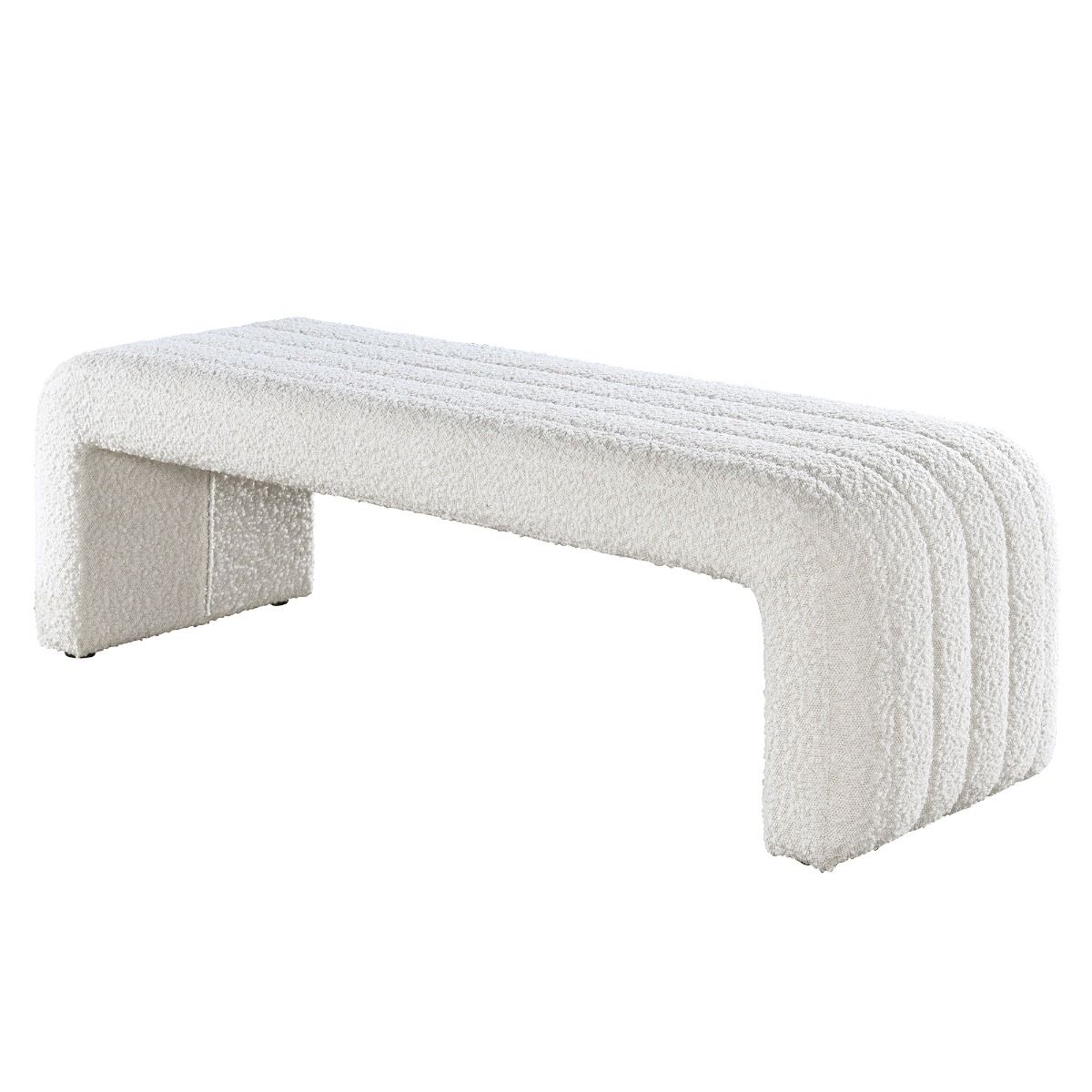 Sandro - Bench - Beige Boucle, white, view 2
