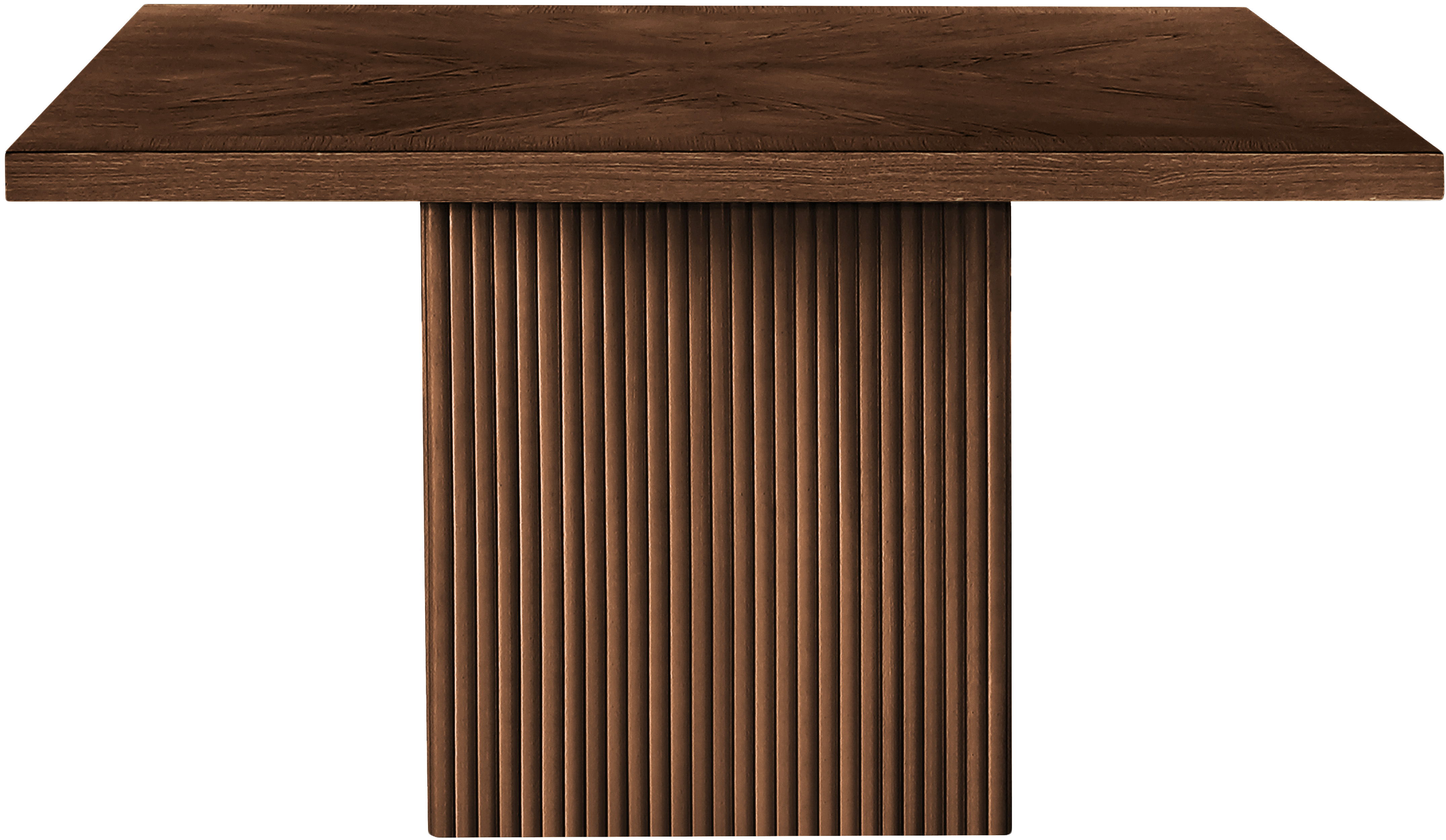 Belinda - Beech Wood And Oak Veneer 54" Dining Table - Brown