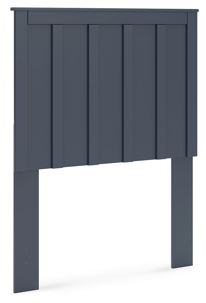 Simmenfort – Twin Panel Headboard – Navy Blue