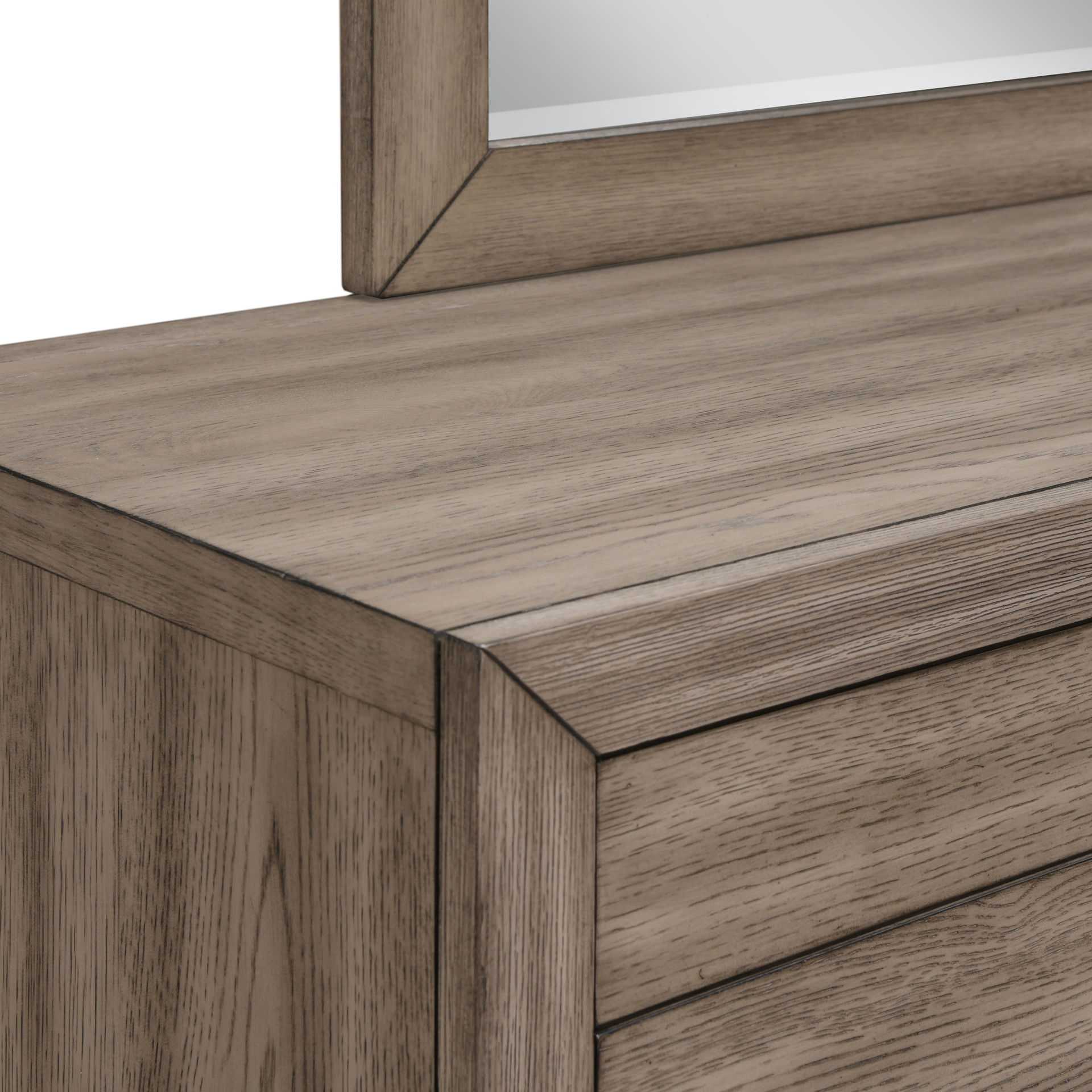 Harrisburg - Mirror - Walnut, light brown, view 6