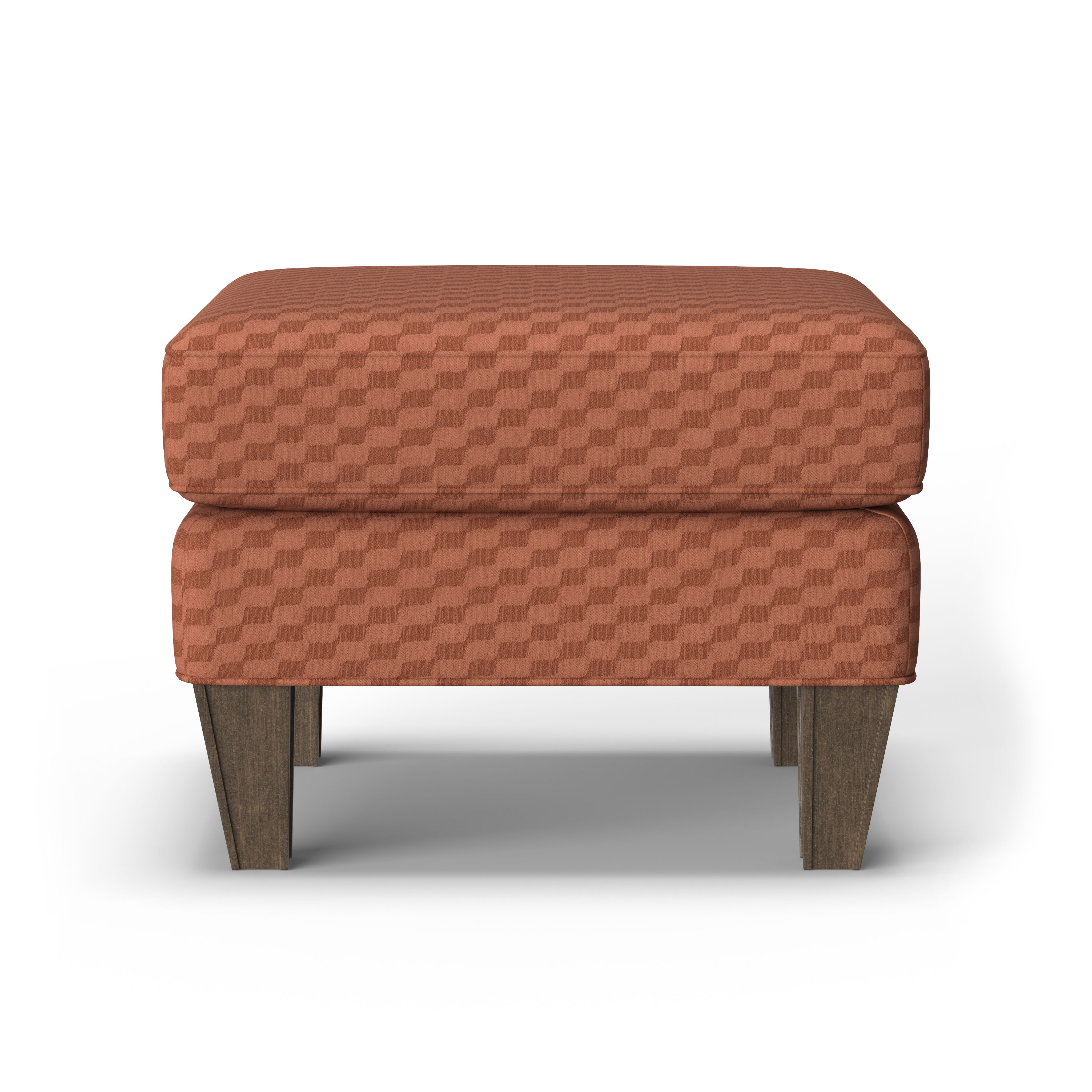 Bradstreet - Fabric Ottoman, dark gray, view 5