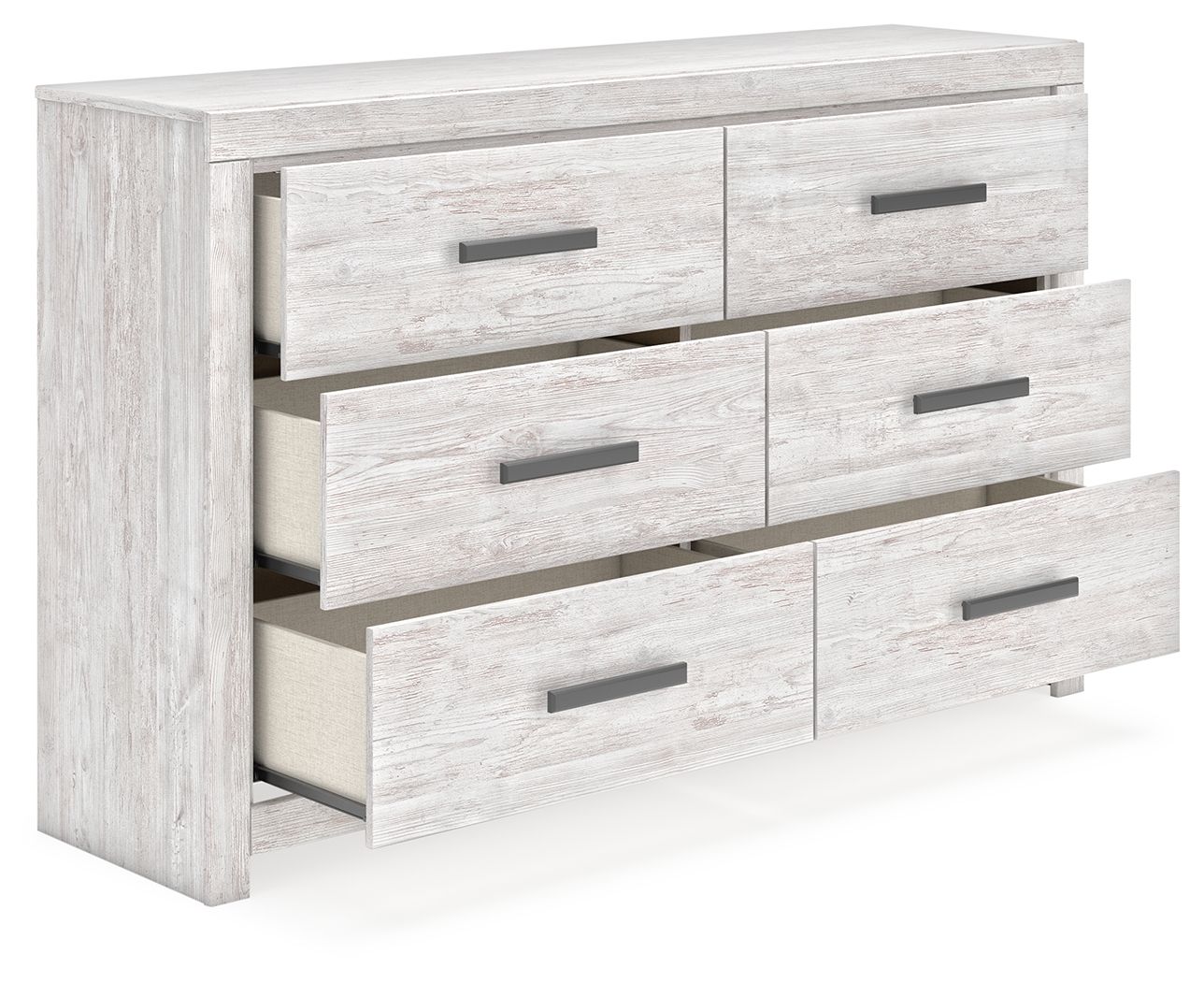 Ashley Furniture Cayboni - Six Drawer Dresser - Whitewash - Image 4