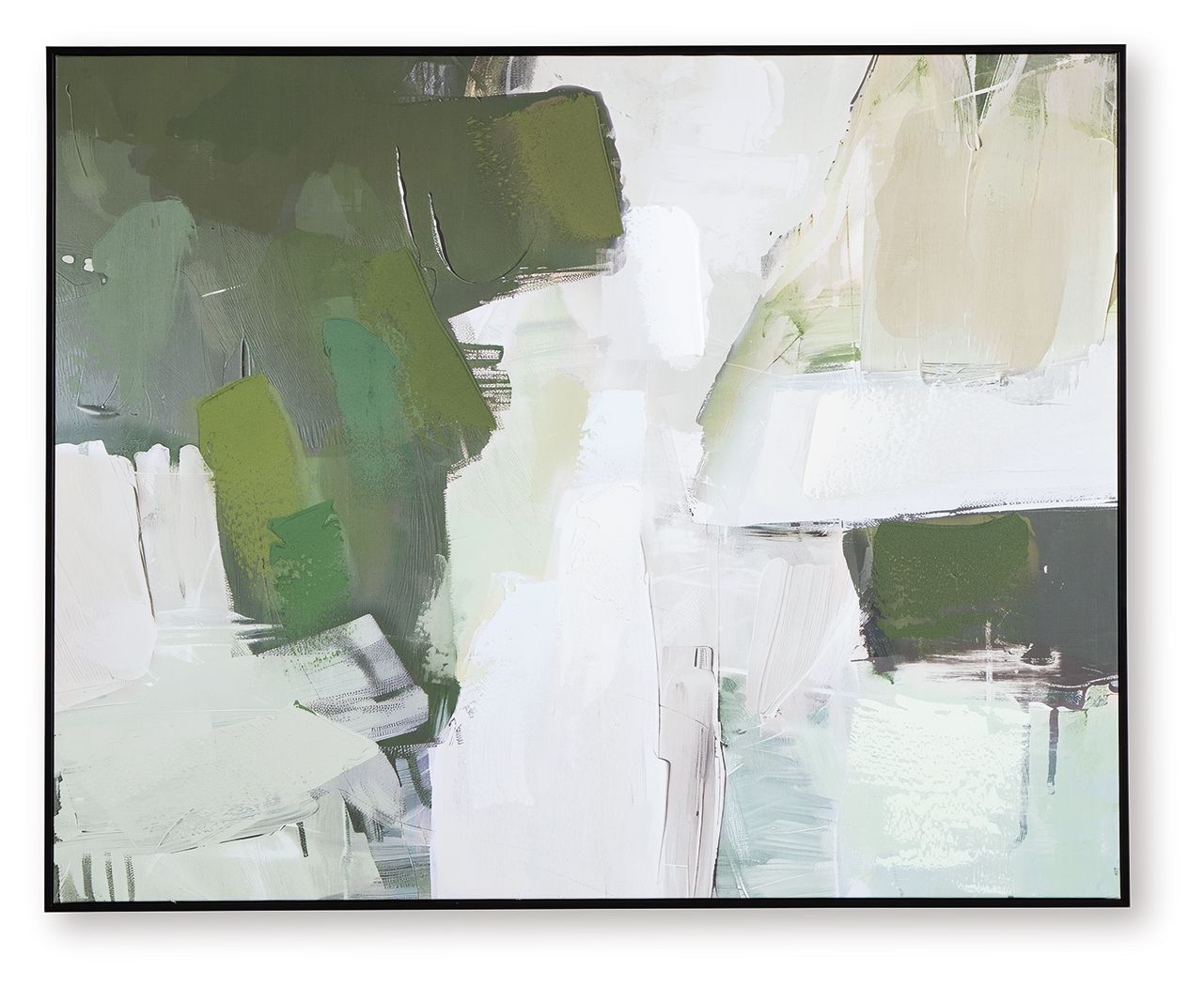 Ashley Furniture Vinick - Wall Art - Green / Gray / White - Image 4
