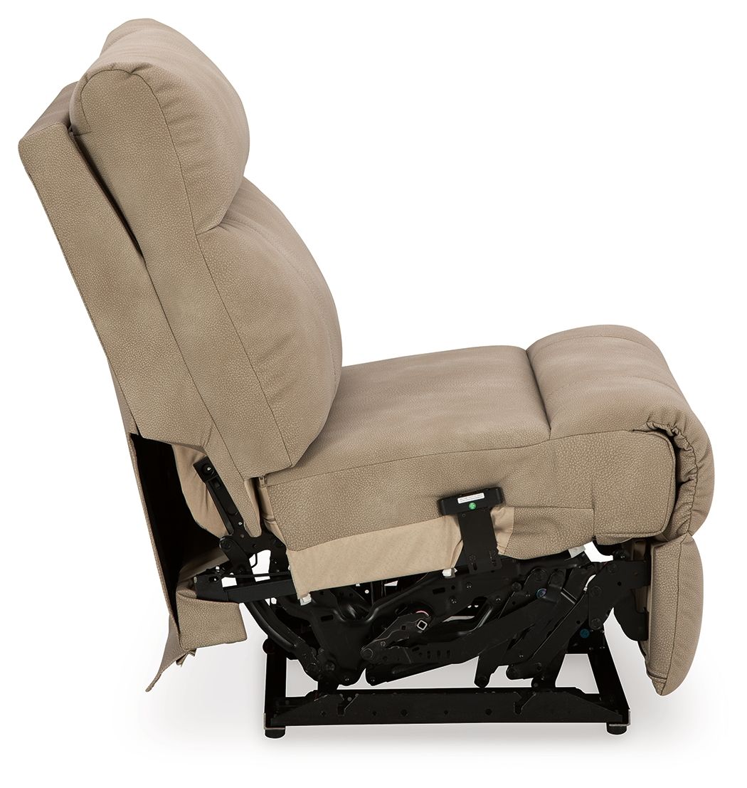 Ashley Furniture Next-Gen Durapella - 4-Piece Power Reclining Sectional With 2 Power Armless Recliners - Sand - Image 12