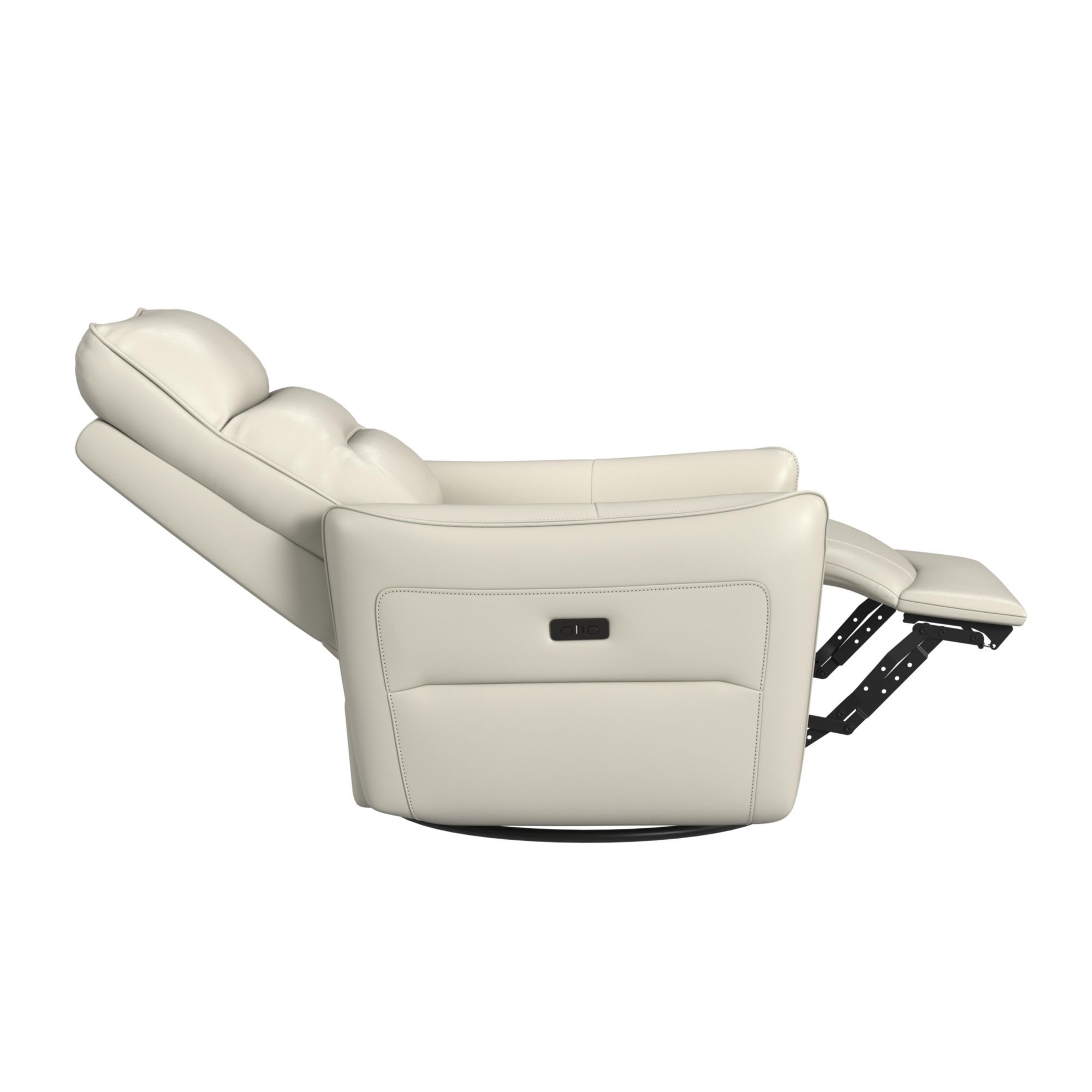 Deco - P1 Recliner With Glider And Swivel - Del Mar Cream