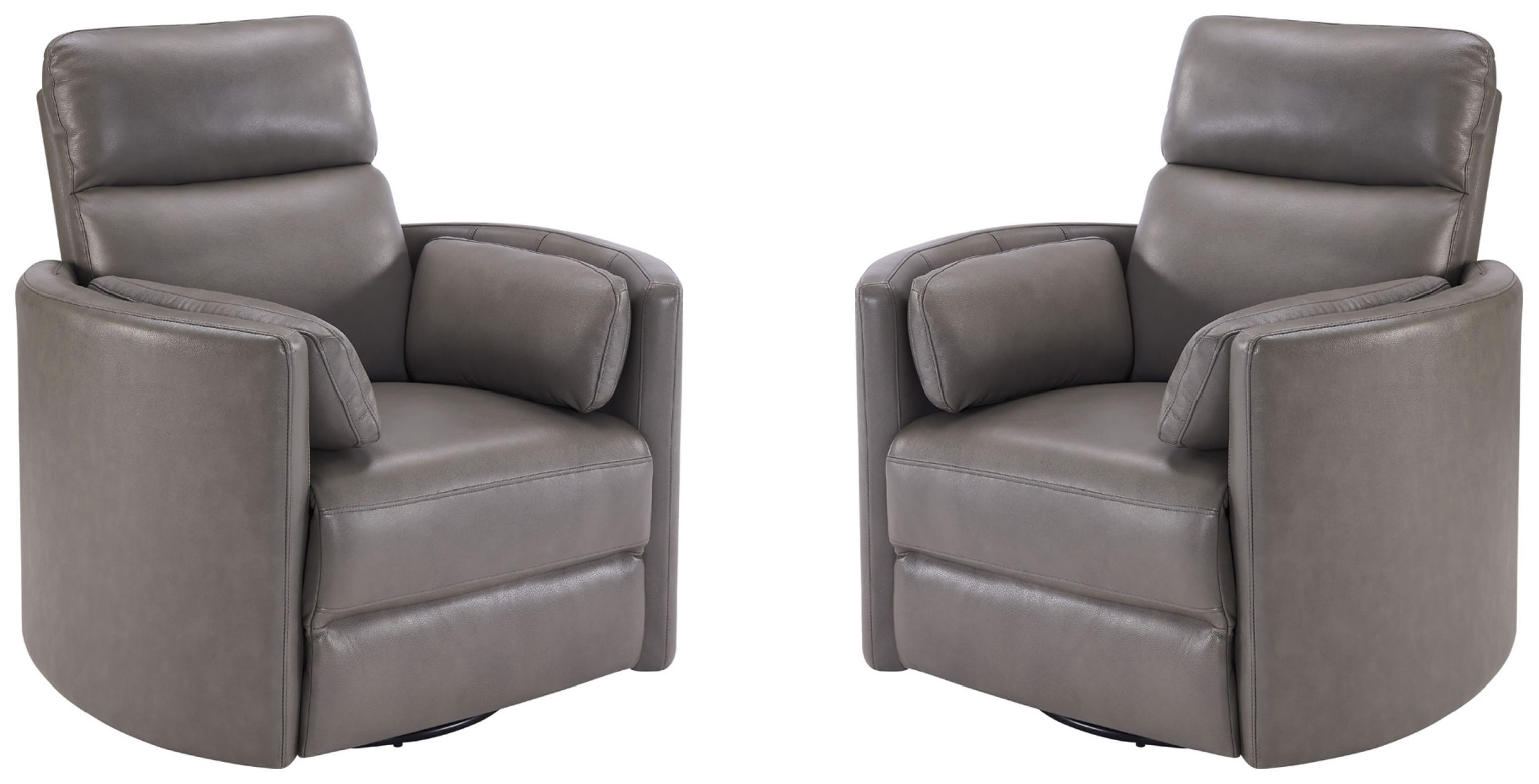Parker House Radius - Powered By Freemotion Cordless Power Swivel Glider Recliner (Set of 2) - Florence Heron