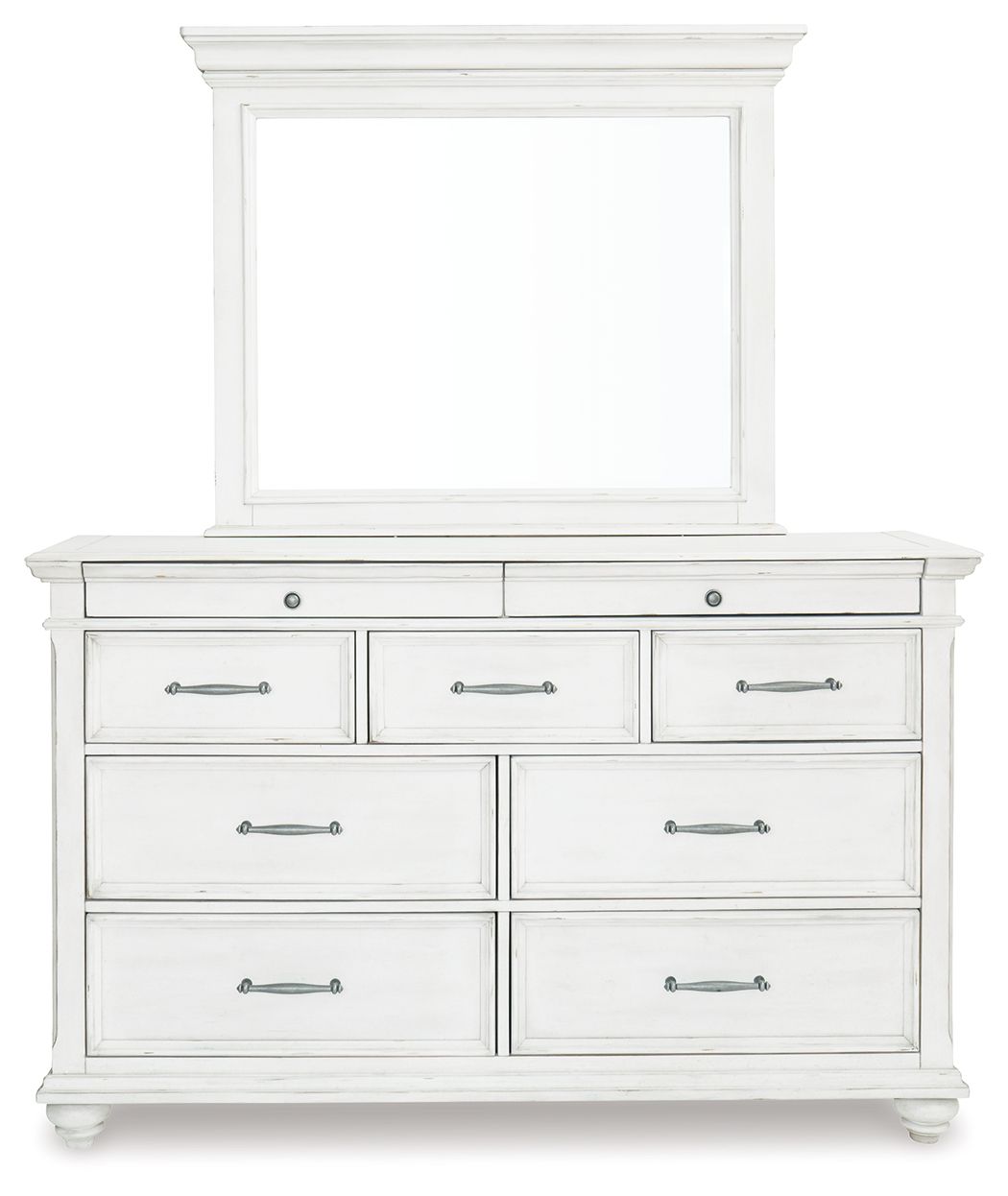 Ashley Furniture Kanwyn - Dresser, Mirror - Whitewash - Image 4