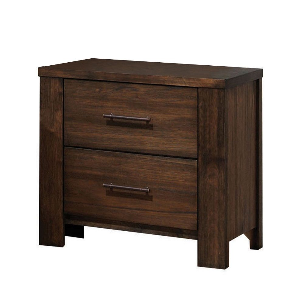 Merrilee - Nightstand - Oak, light brown, view 2