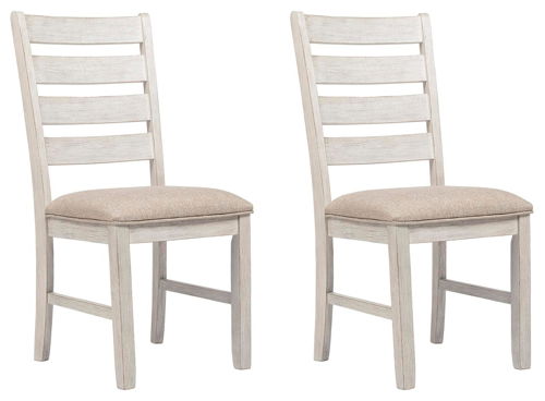 Skempton - Dining UPH Side Chair (Set of 2) - White, white