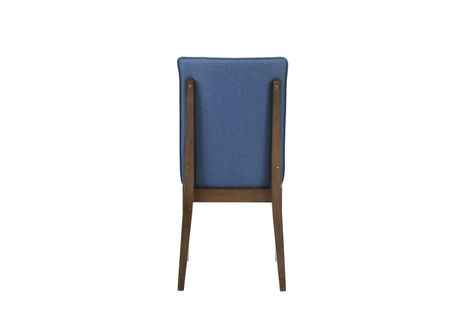 Maggie - Dining Chair With Cushion (Set of 2) - Blue / Walnut, blue, view 6