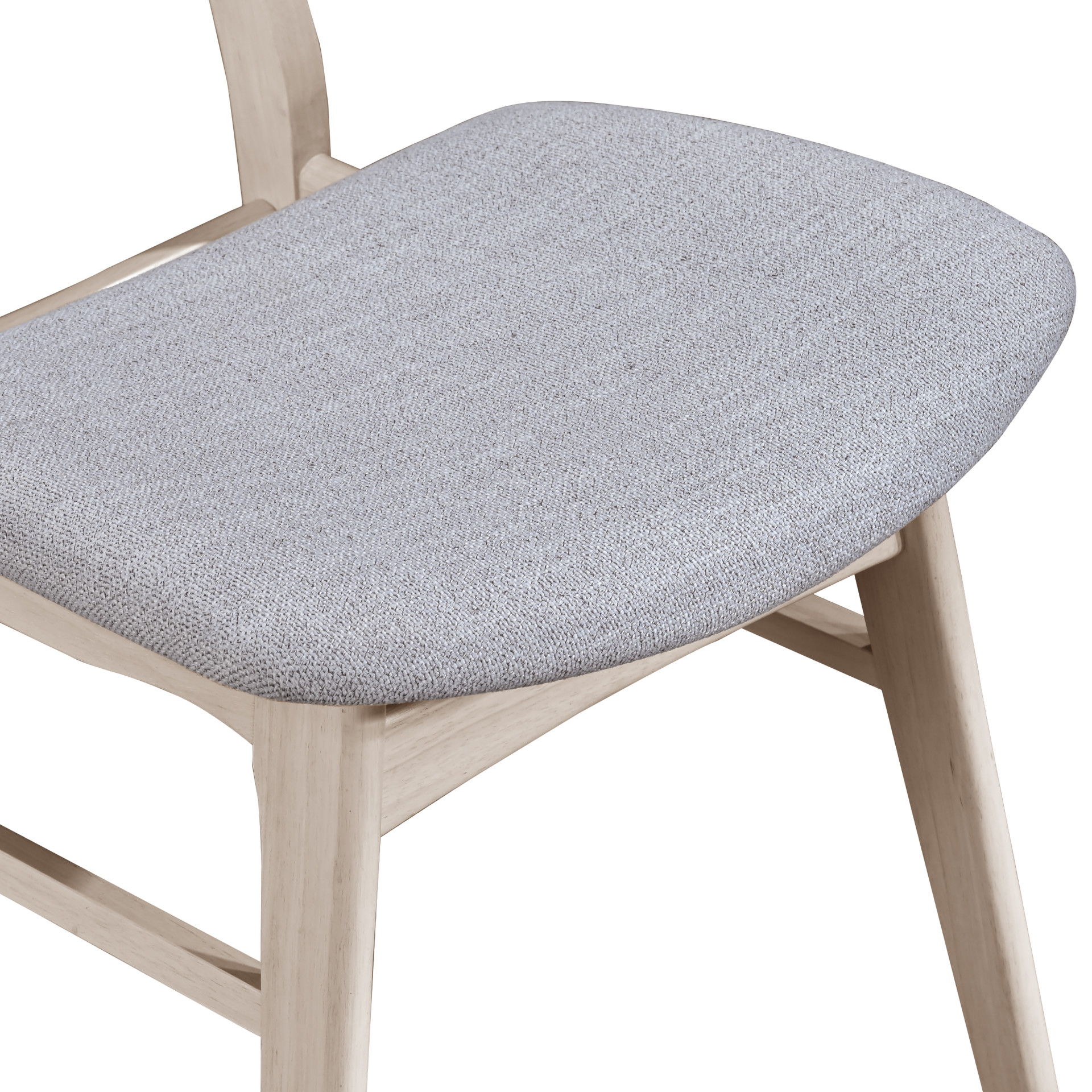Oscar - Wood Back Chair (Set of 2) - White Ash, beige, view 5