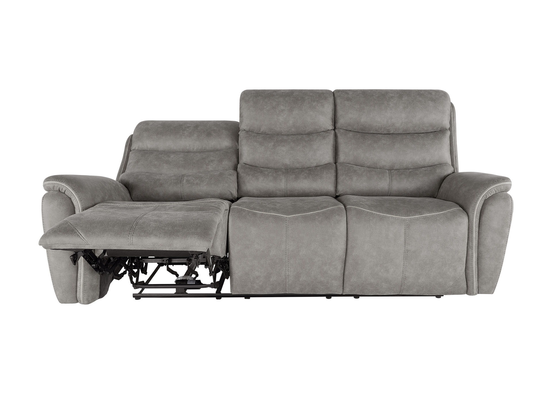 Kamari - Sofa With Power Headrest & Footrest - Gray, gray, view 6