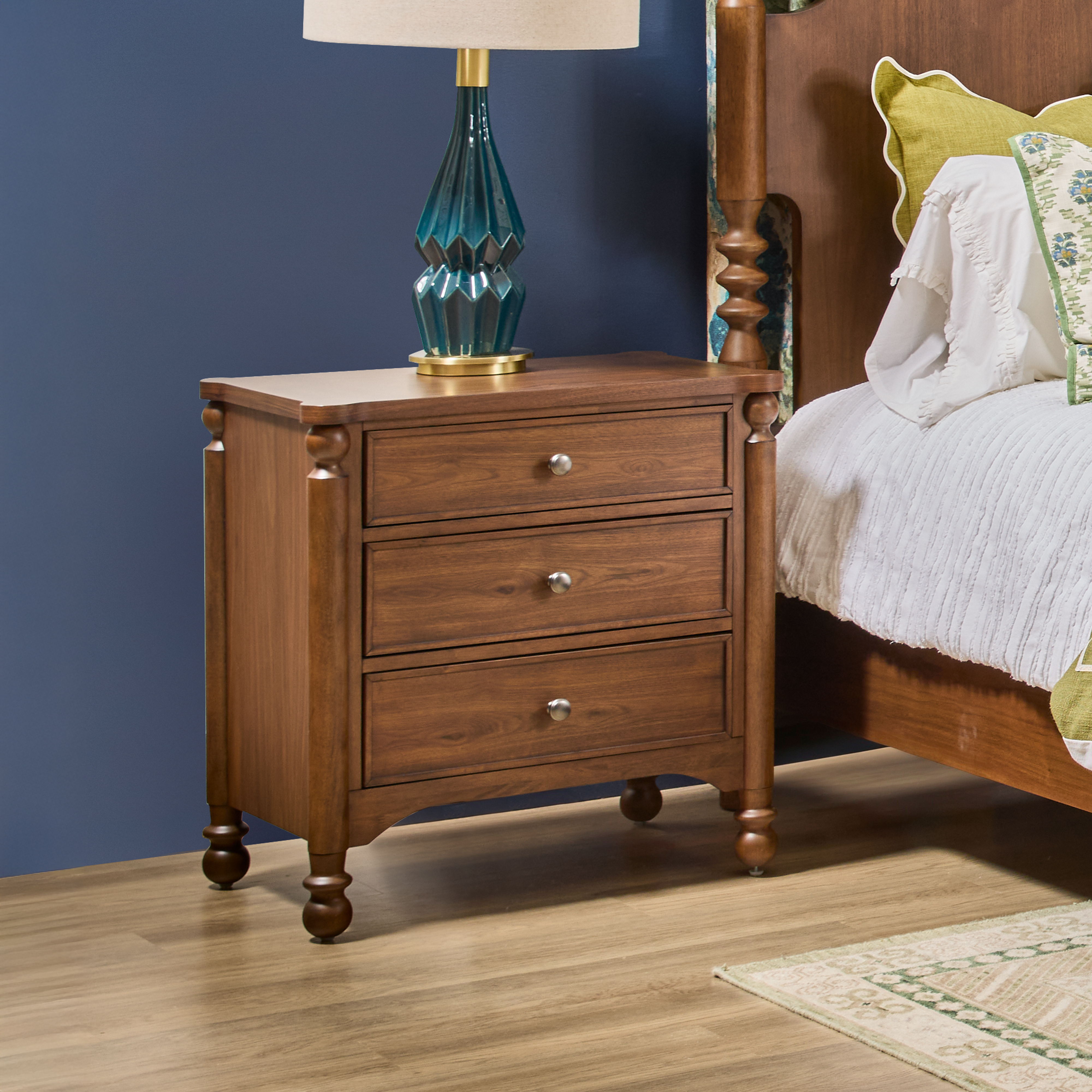 Azalea - Nightstand - Walnut, dark brown, view 6