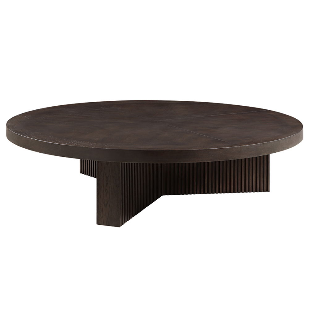 Guido - Coffee Table - Oak, dark brown