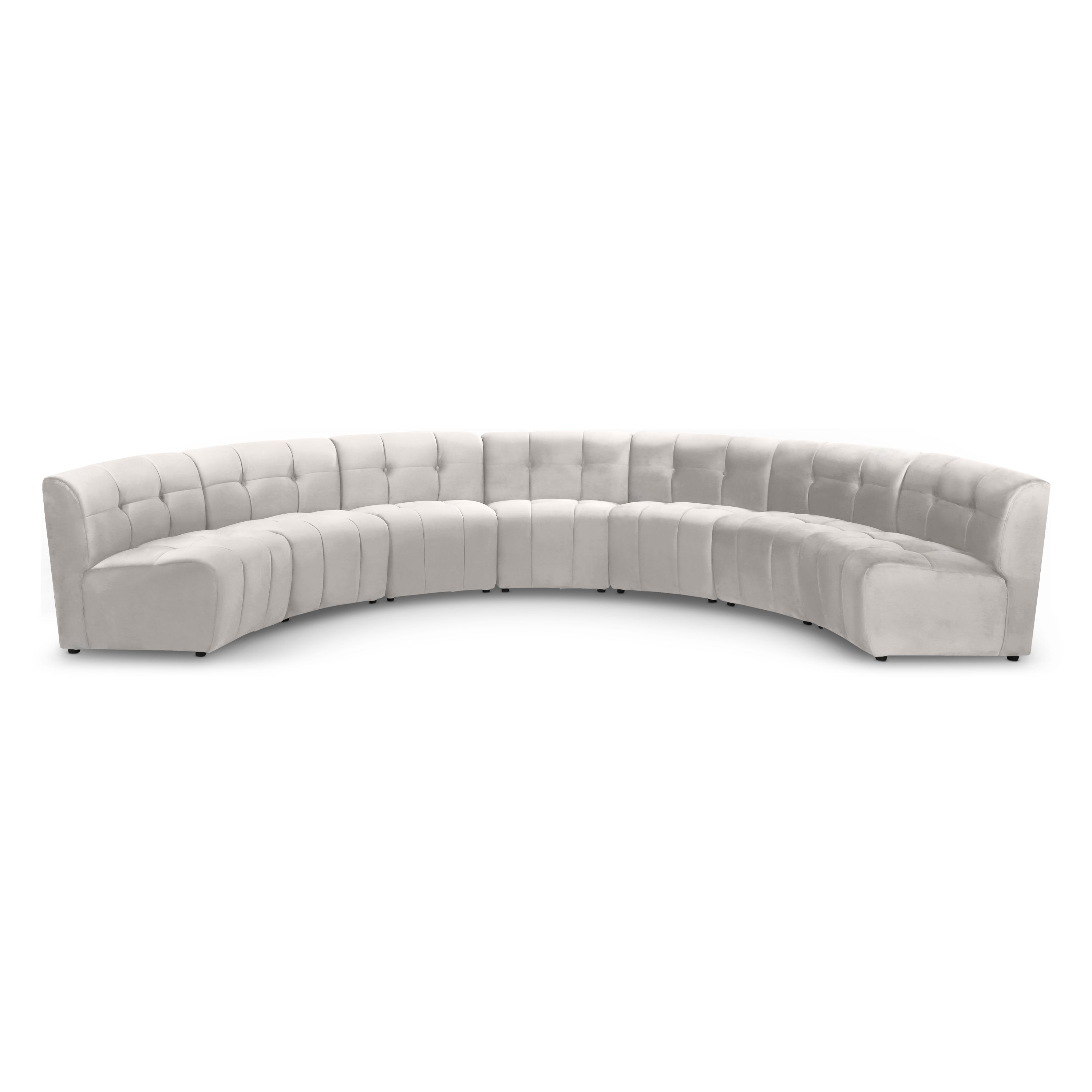 Limitless - 7 Piece Modular Sectional - Cream