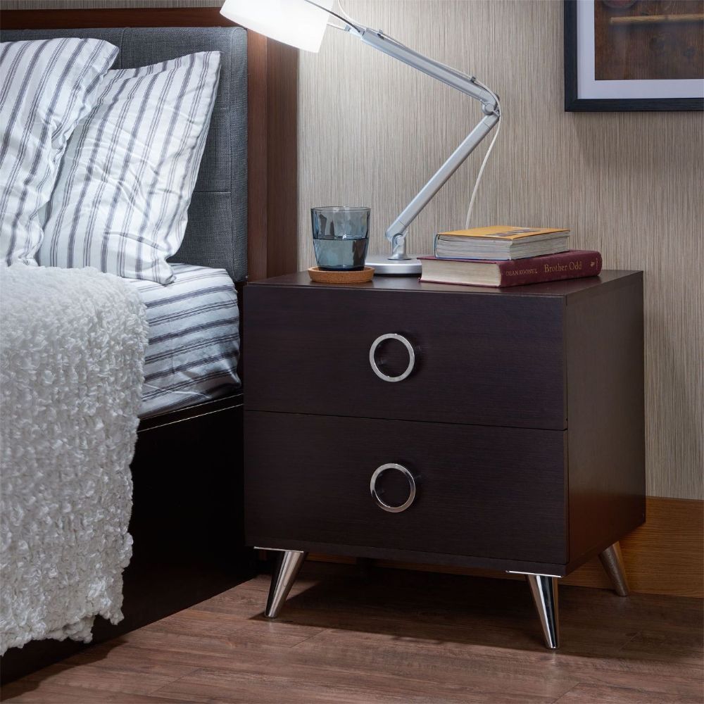 Elms - Accent Table - Espresso, dark brown, view 3