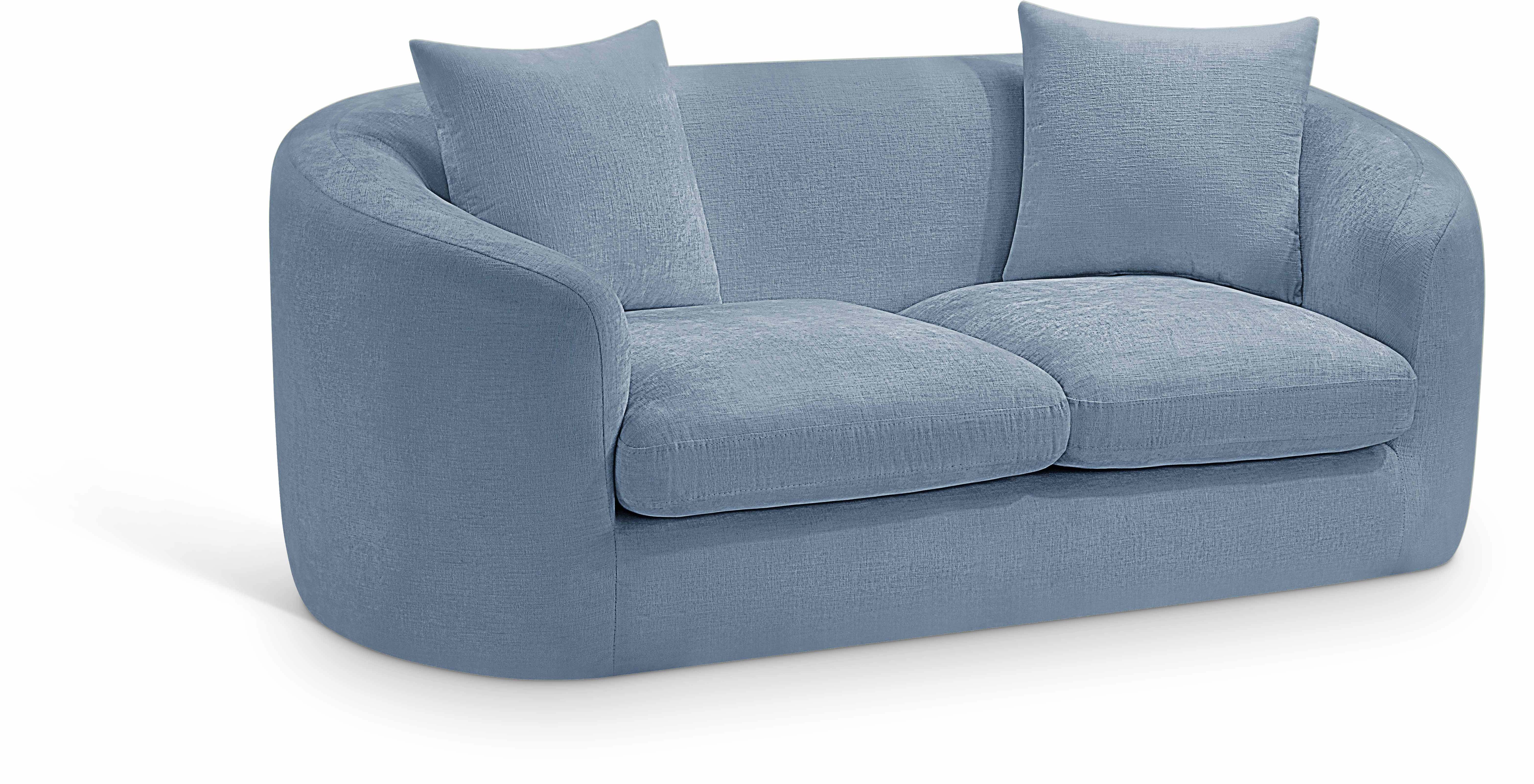Penelope - Loveseat - Light Blue