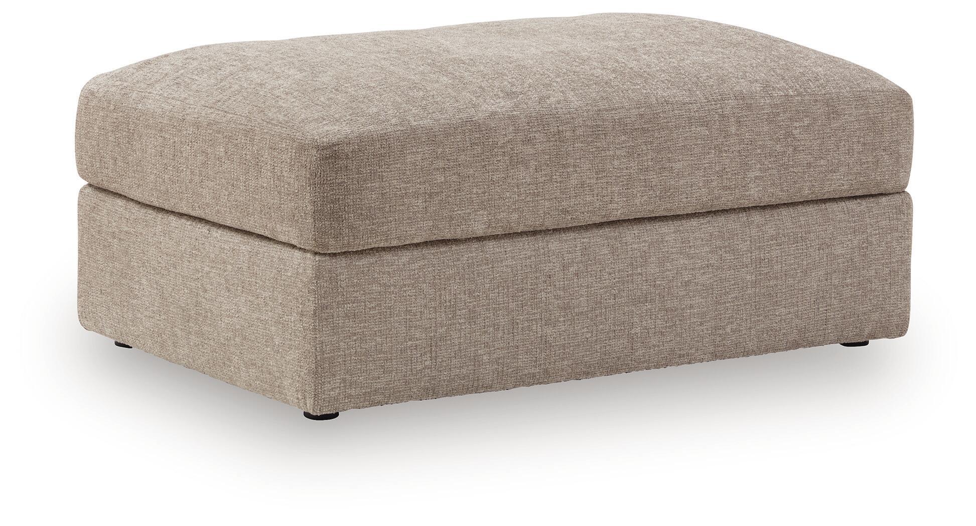 Nexora-Court – Oversized Accent Ottoman – Burlap