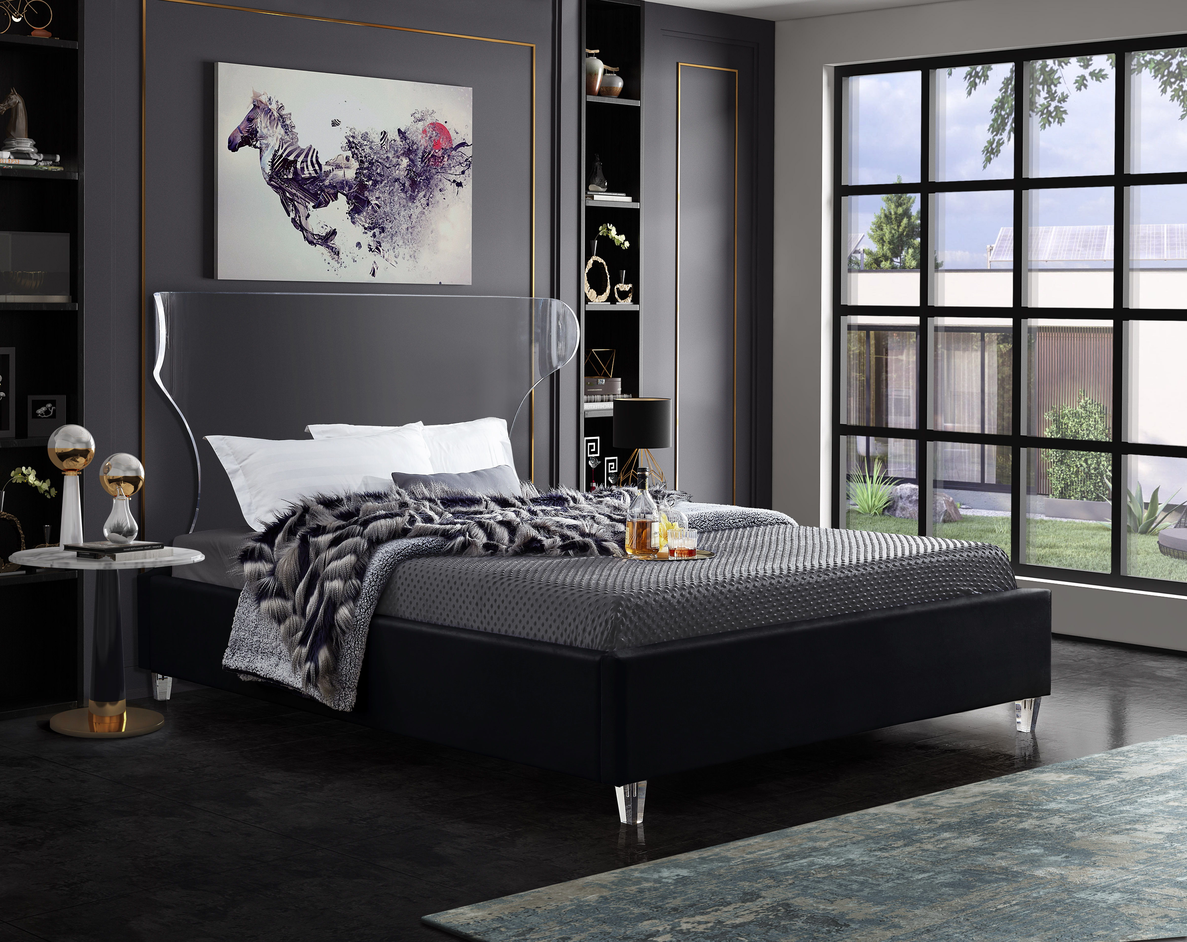 Ghost - Queen Bed - Black