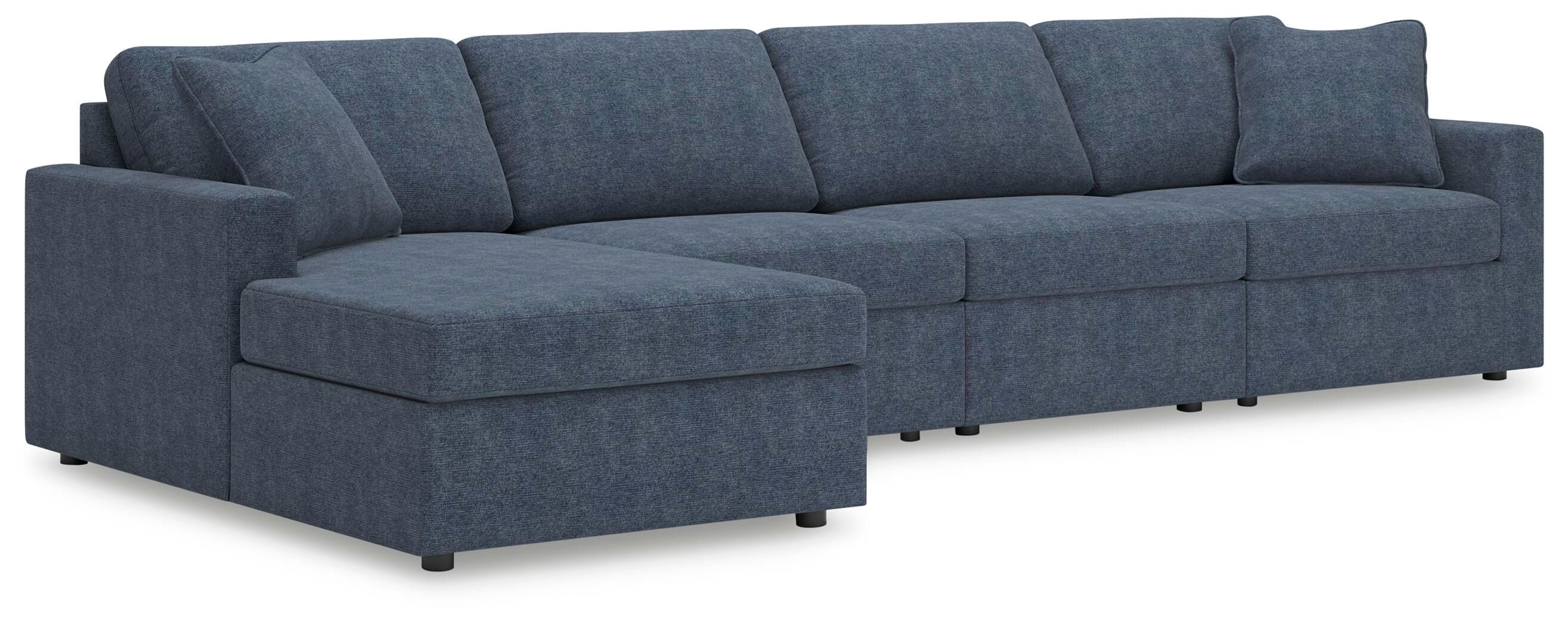 Modmax – 4-Piece Sectional With Laf Corner Chaise – Ink