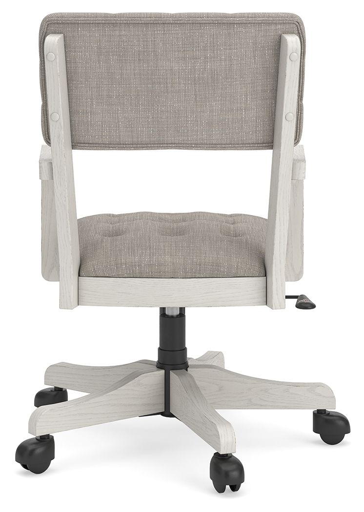 Ashley Furniture Robbinsdale - Home Office Desk Chair - Antique White - Image 5