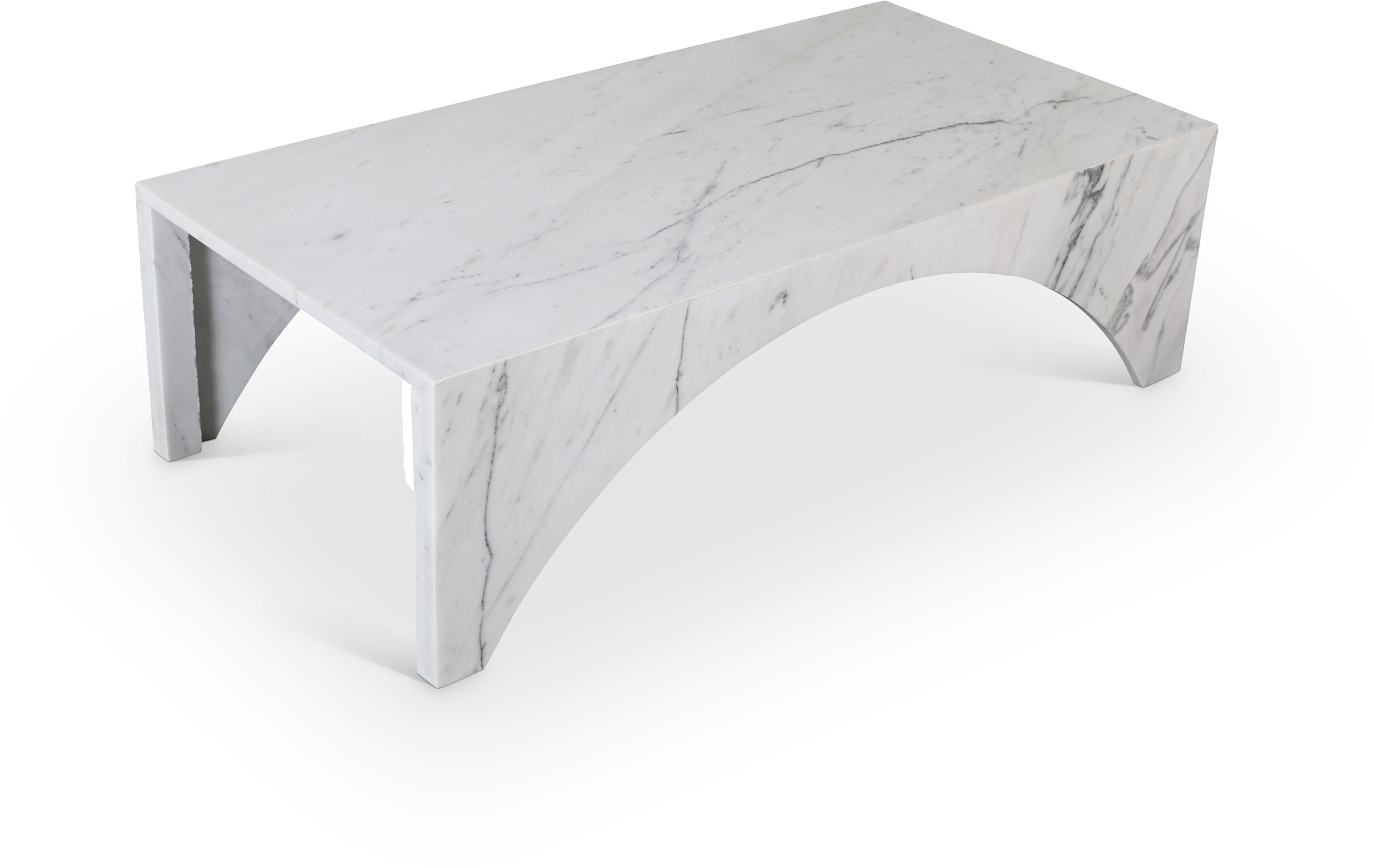 Palermo - Marble Coffee Table - White