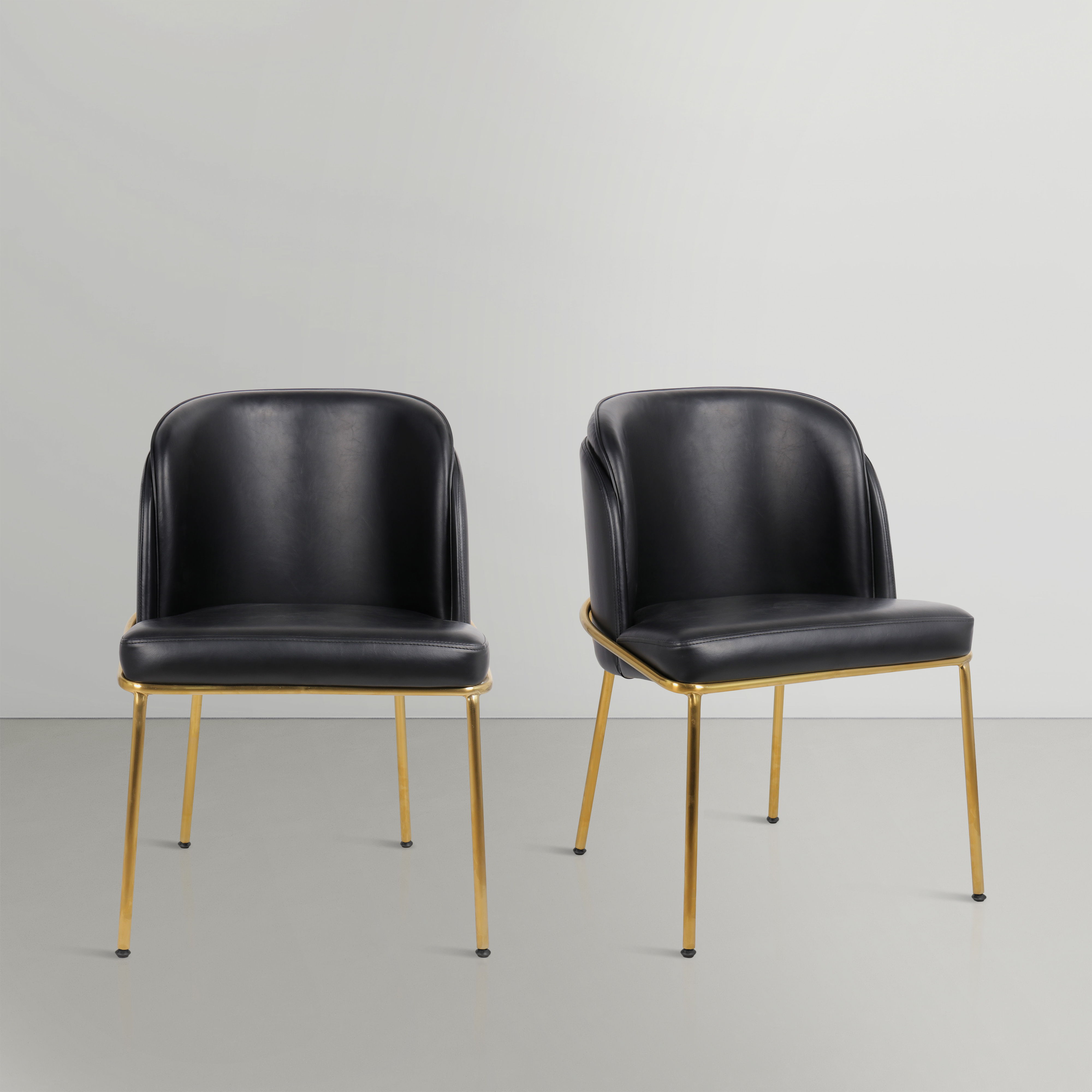 Jagger - Faux Leather Dining Chair (Set of 2) - Black