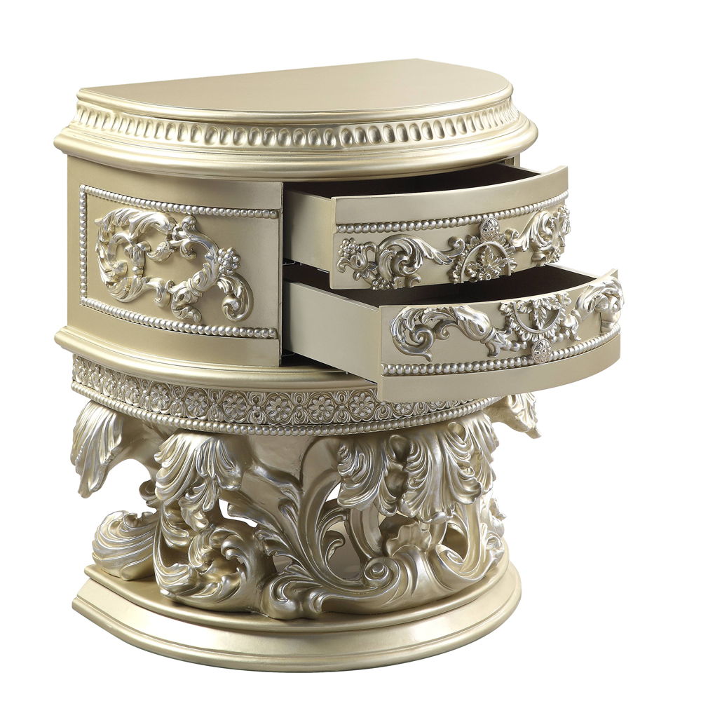 Vatican - Nightstand - Champagne Silver, beige, view 3