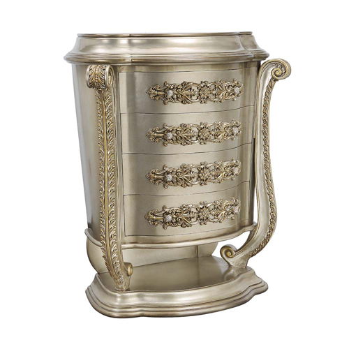 Danae - Chest - Champagne & Gold, beige