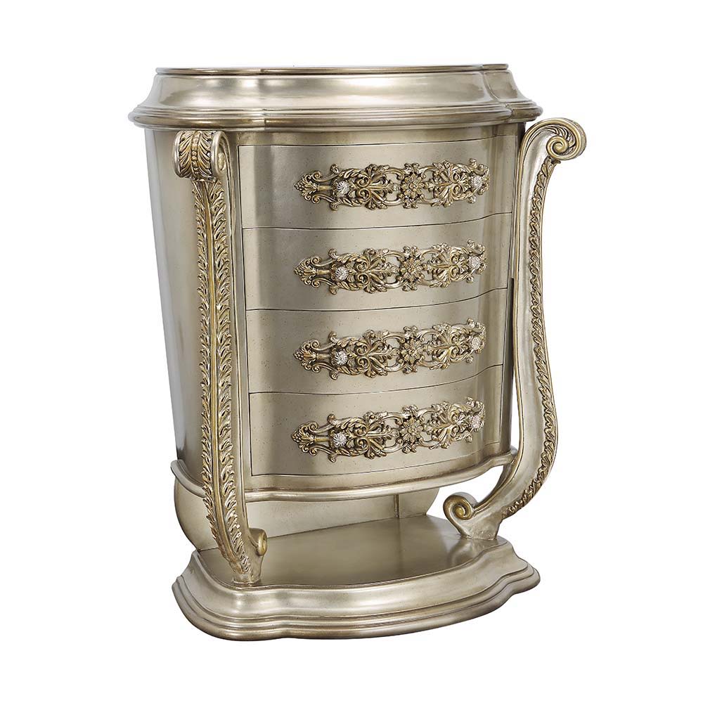 Danae - Chest - Champagne & Gold, beige