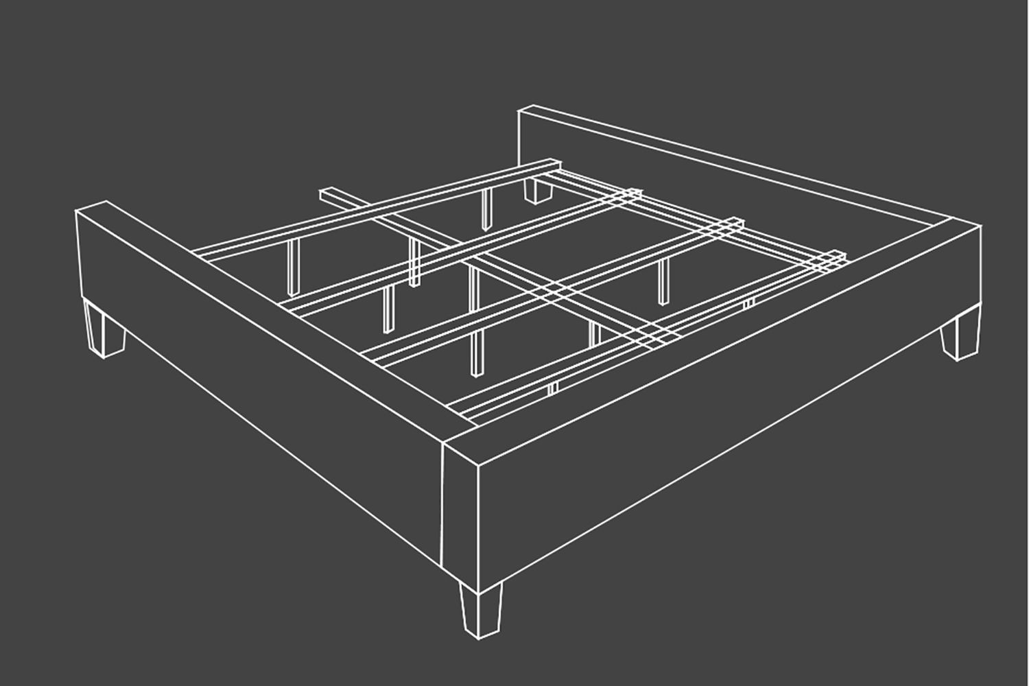 Parker House Avery - Queen Footboard and Rails - Dune