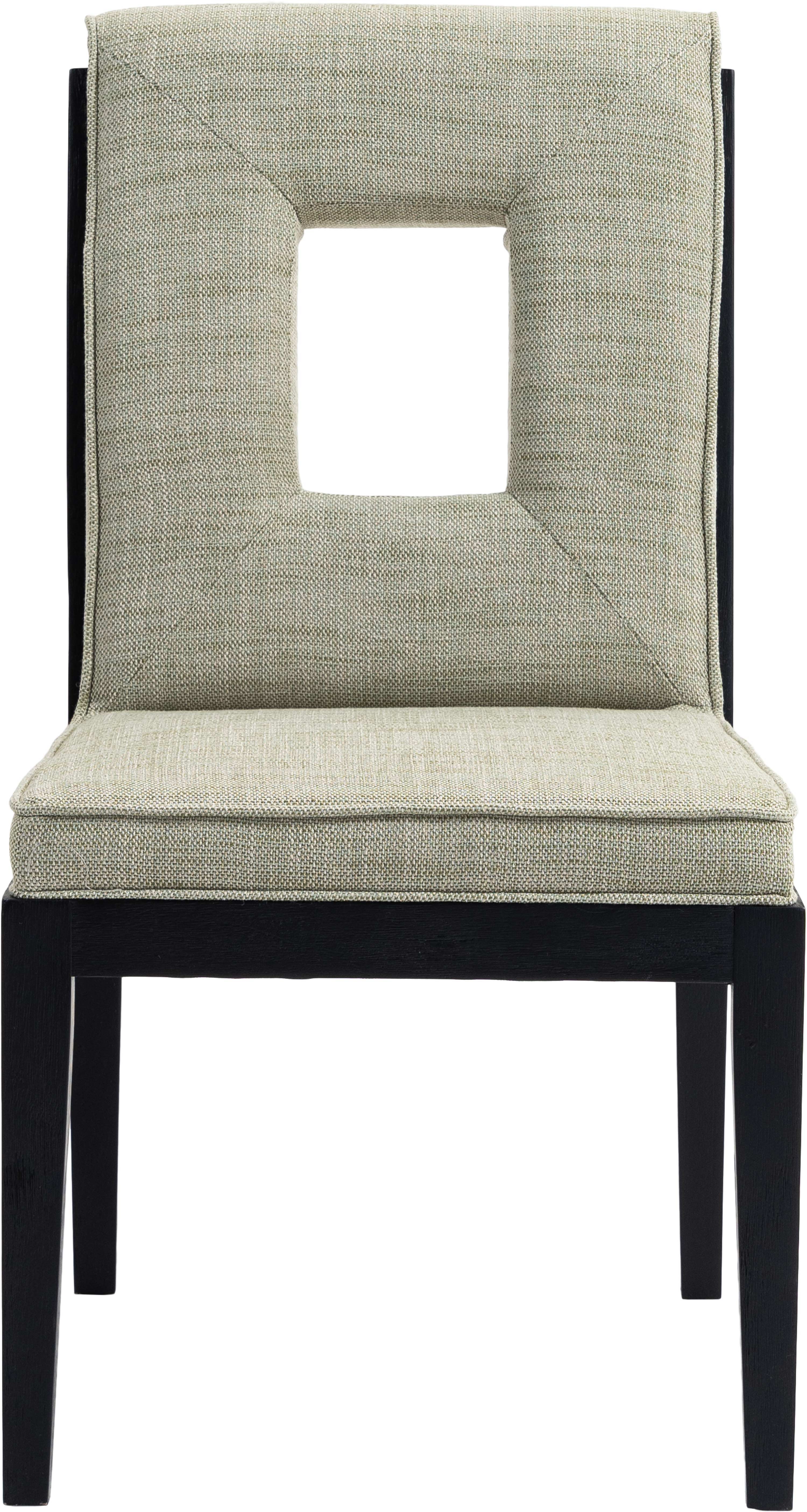 Gwendolyn - Dining Side Chair With Black Frame (Set of 2) - Green