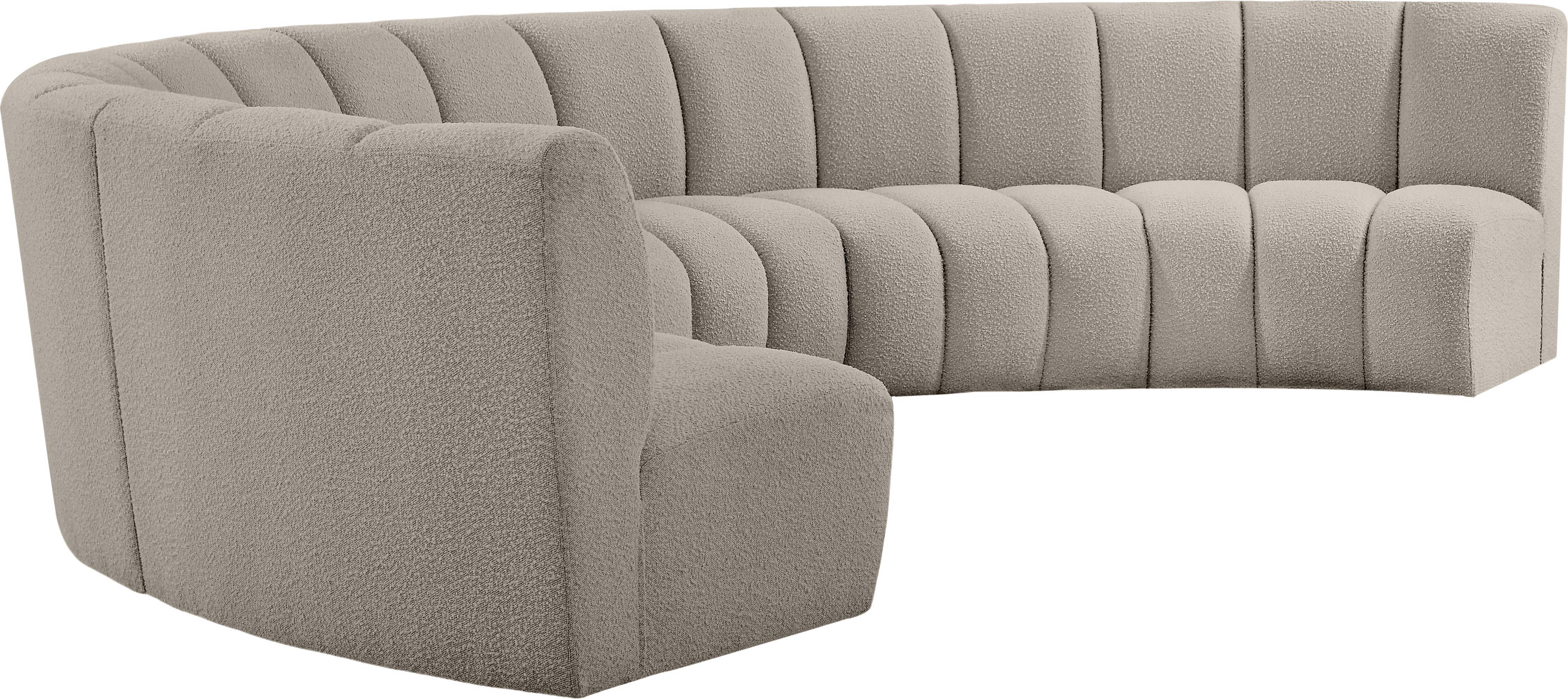 Infinity - 6 Piece Modular Sectional - Light Brown