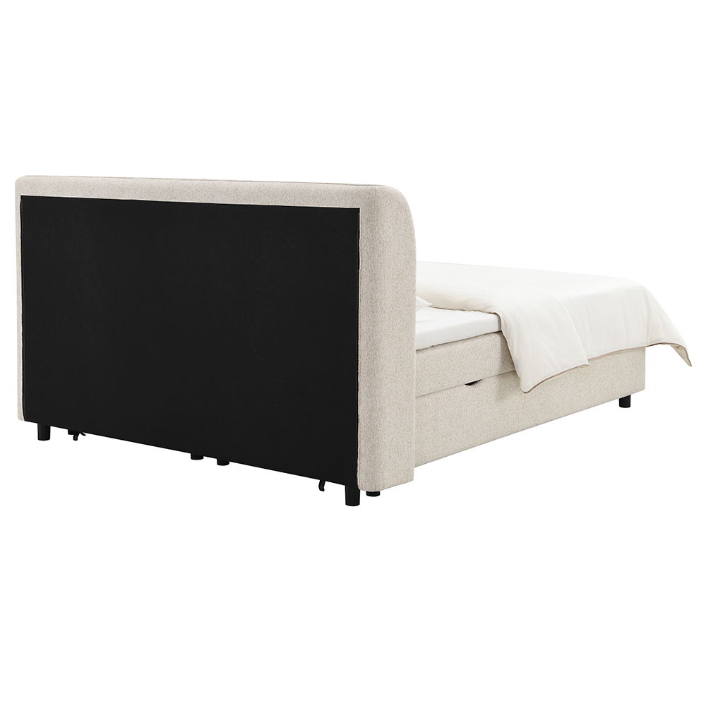 Adonia - Queen Bed With Storage - Beige, beige, view 5
