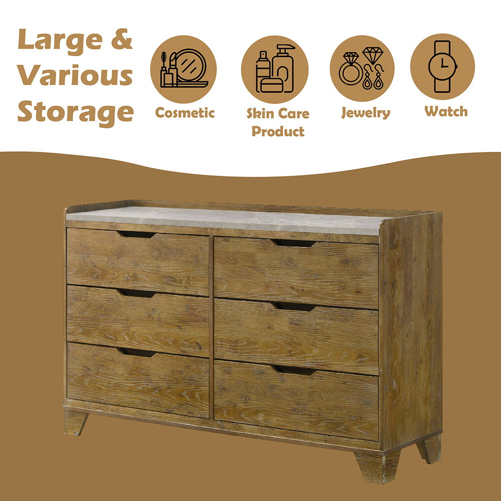 Garcia - Dresser - Light Brown, light brown, view 6