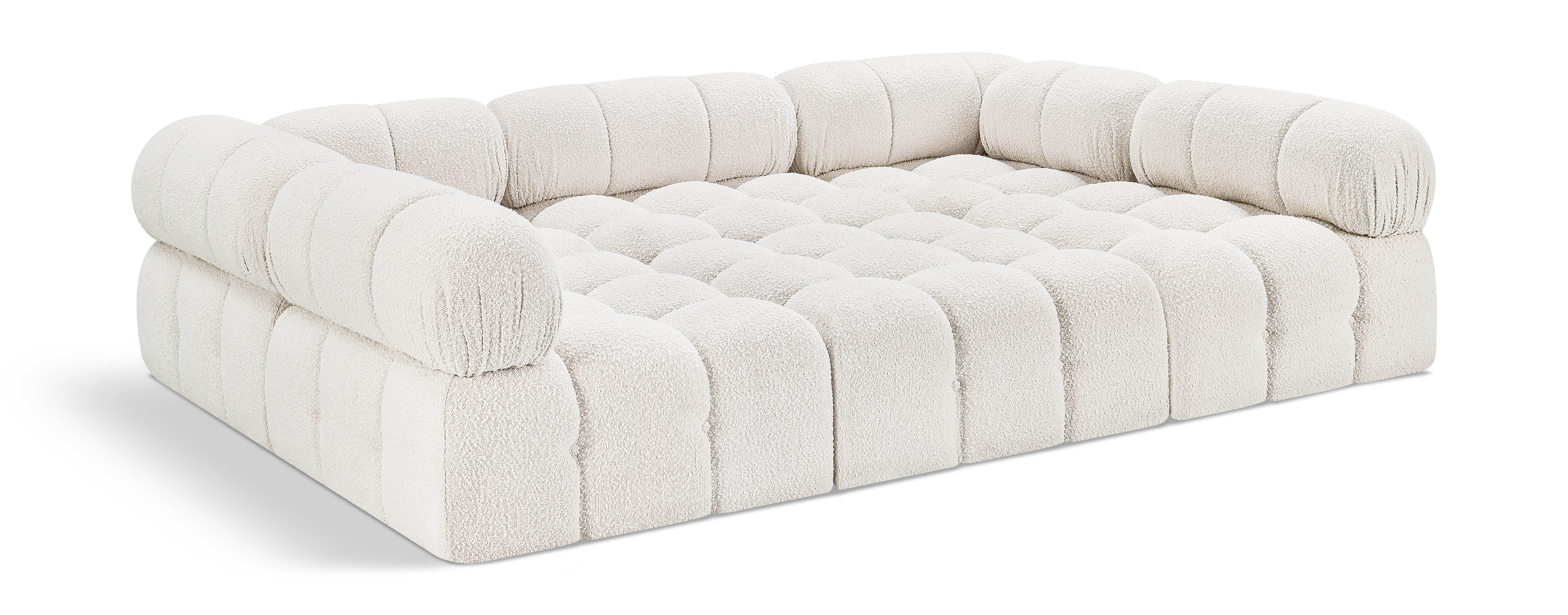 Ames - 6 Piece Modular Sectional - Cream