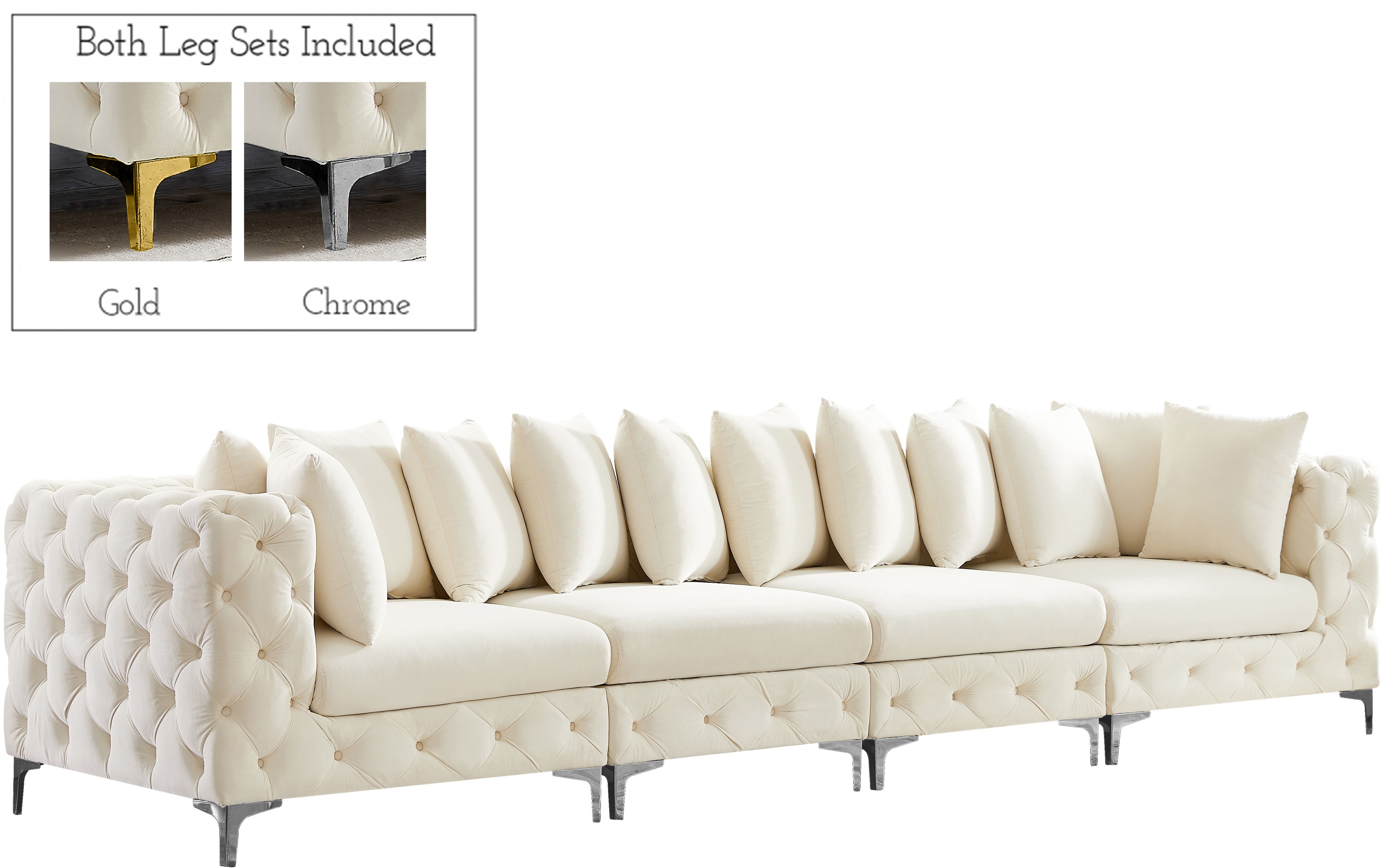 Tremblay - 4 Piece Modular Sofa - Cream