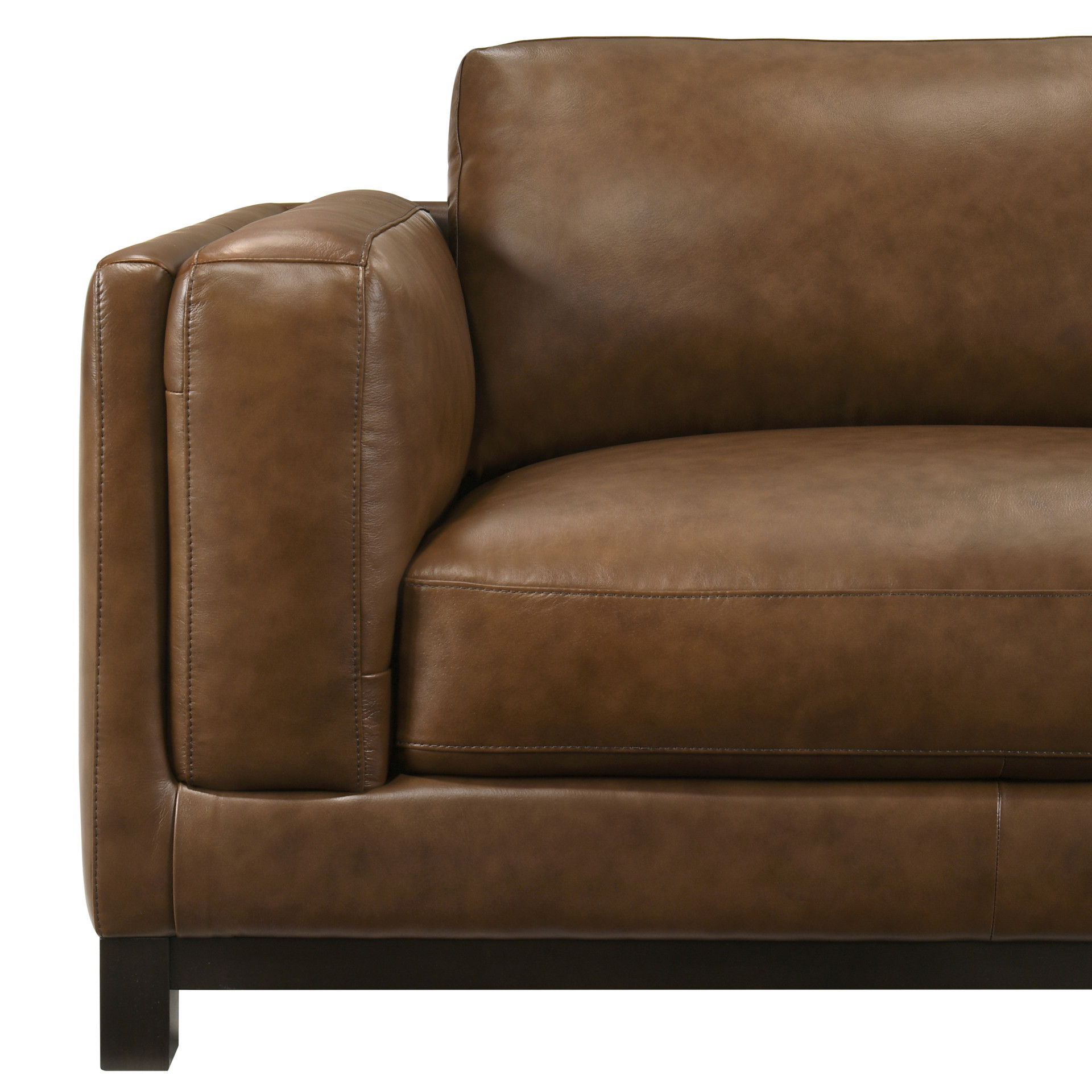 Sayer - Sofa - Brown, dark brown, view 5
