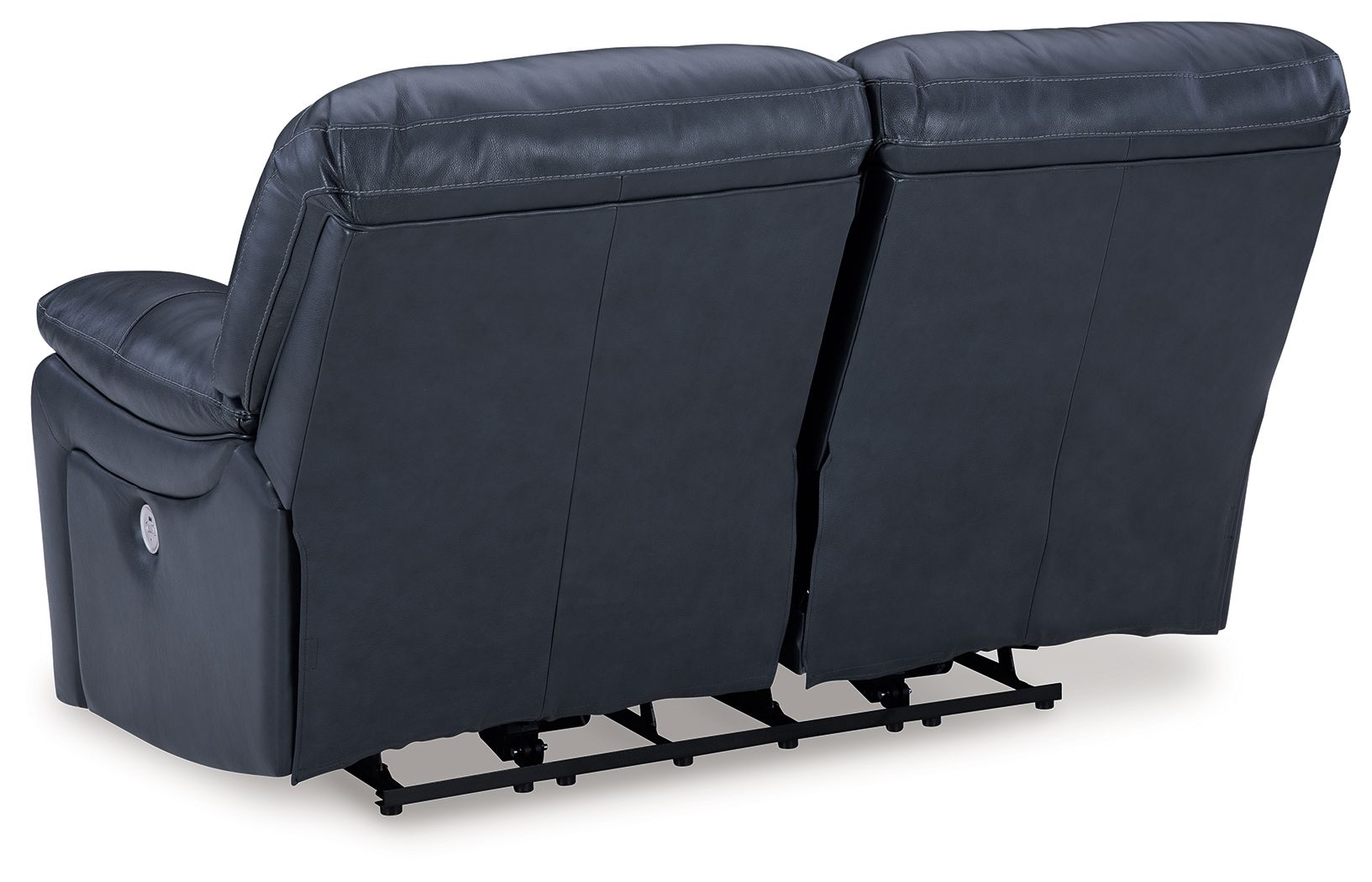 Ashley Furniture Leesworth - Power Reclining Loveseat - Ocean - Image 7