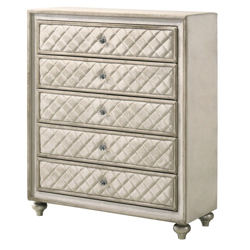 Lucienne - Chest - Beige Velvet, beige, view 2