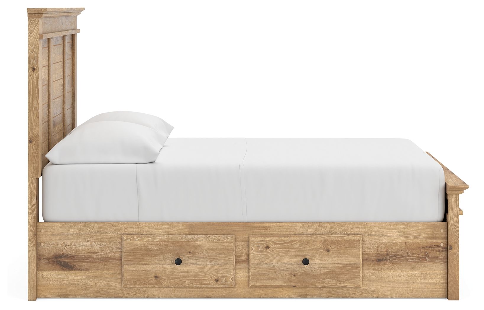 Ashley Furniture Makidern - Full Panel Storage Bed With 2 Under Bed Storage Units And Storage Footboard - Tan - Image 10