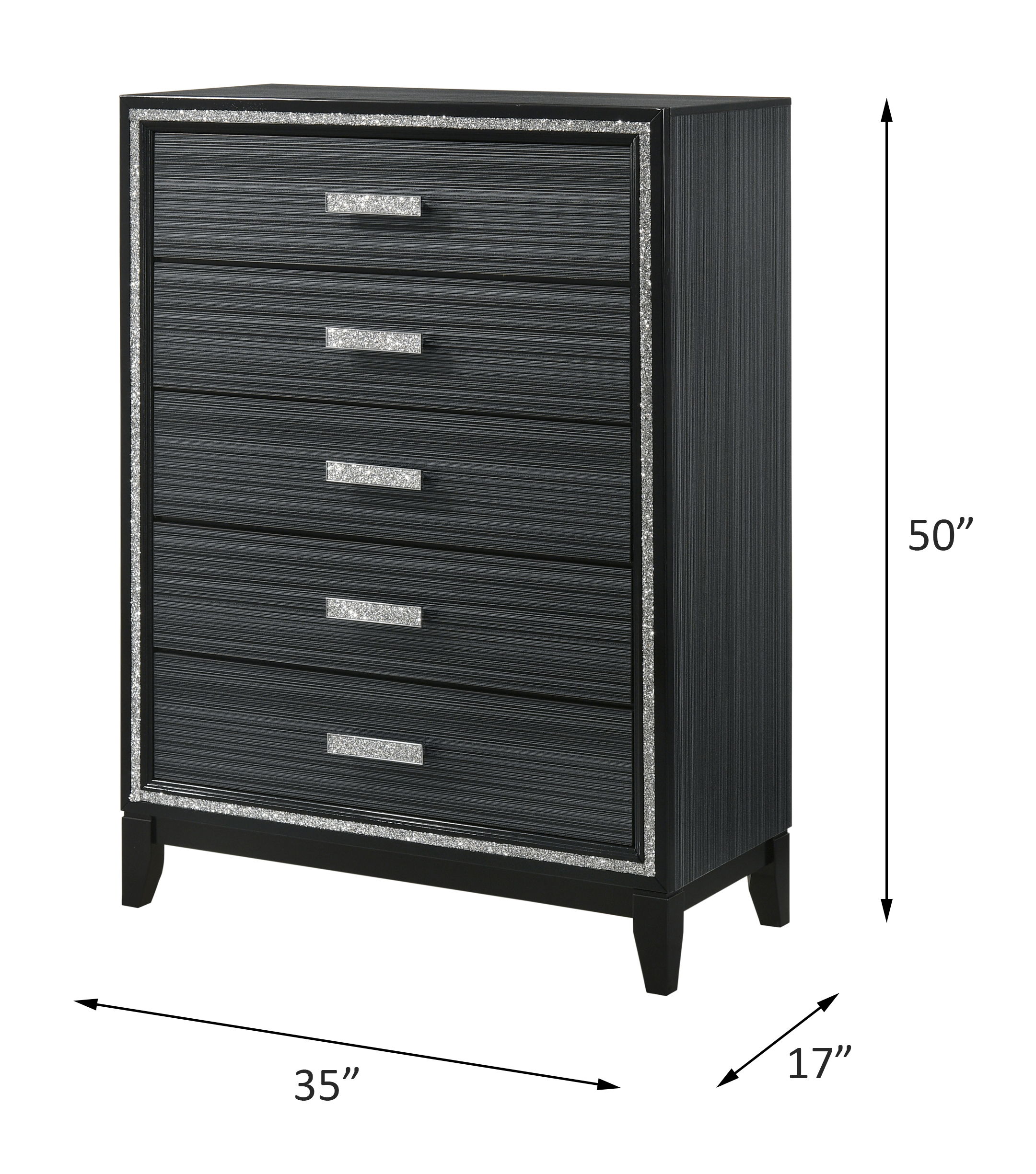 Haiden - Chest - Weathered Black, black, view 3