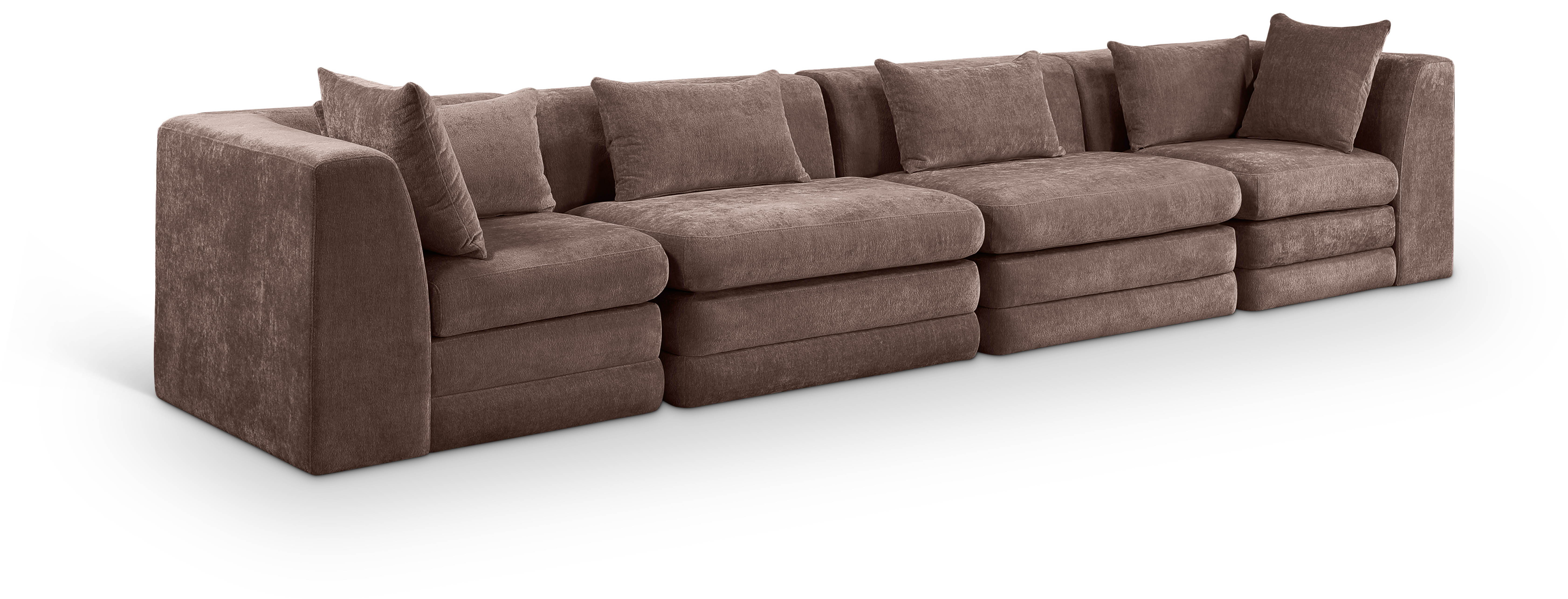 4 Pc · 152" Upholstered Modular Sofa