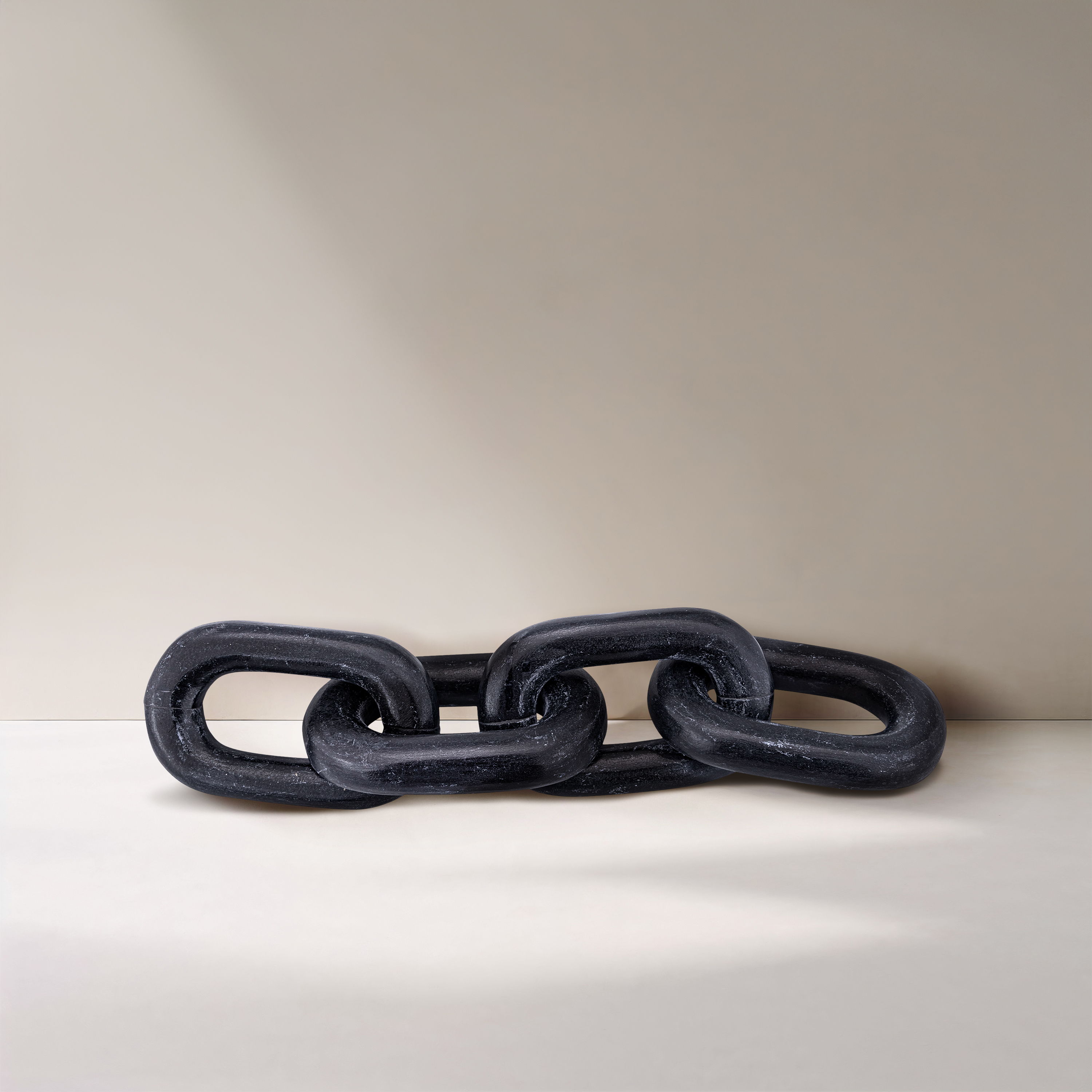 Lynx - Marble Decorative Chain Links - Black
