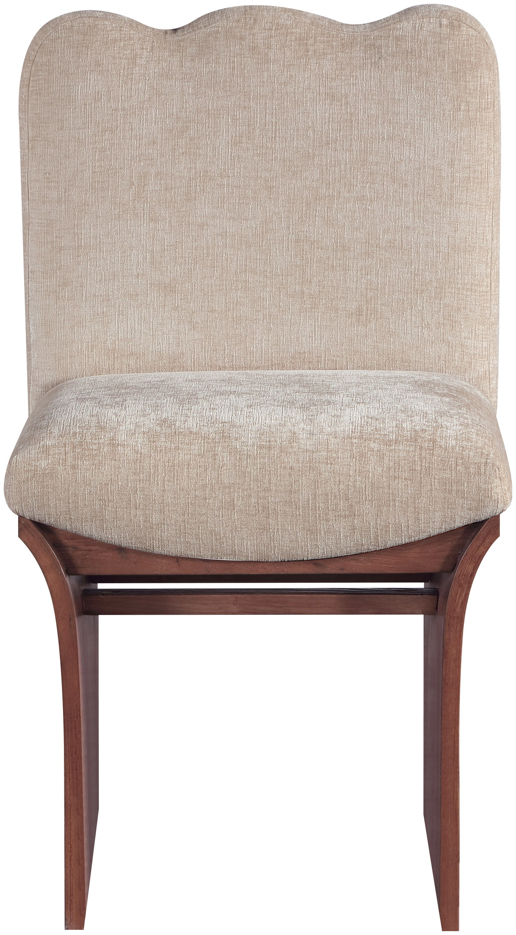 Shaw - Chenille Fabric Upholstered Dining Chair - Beige